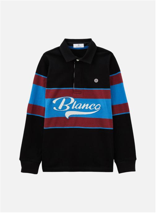 Serge Blanco Polos Lucky garçon noir