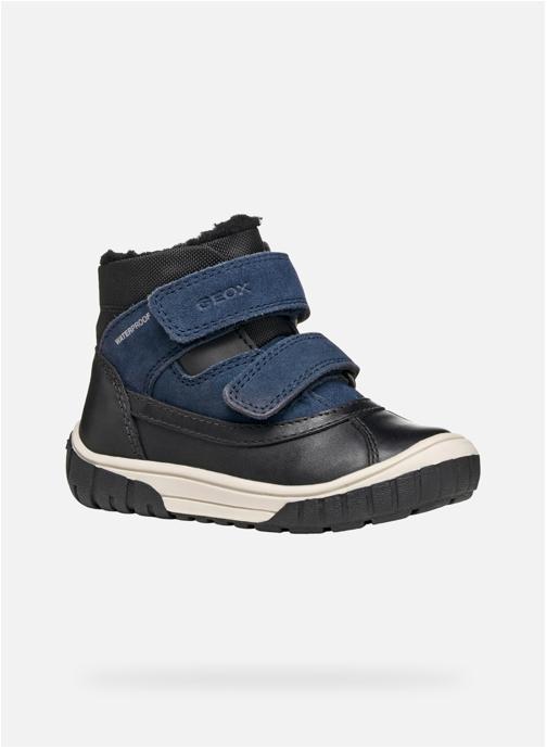 Geox Bottines B OMAR BOY WPF garçon noir