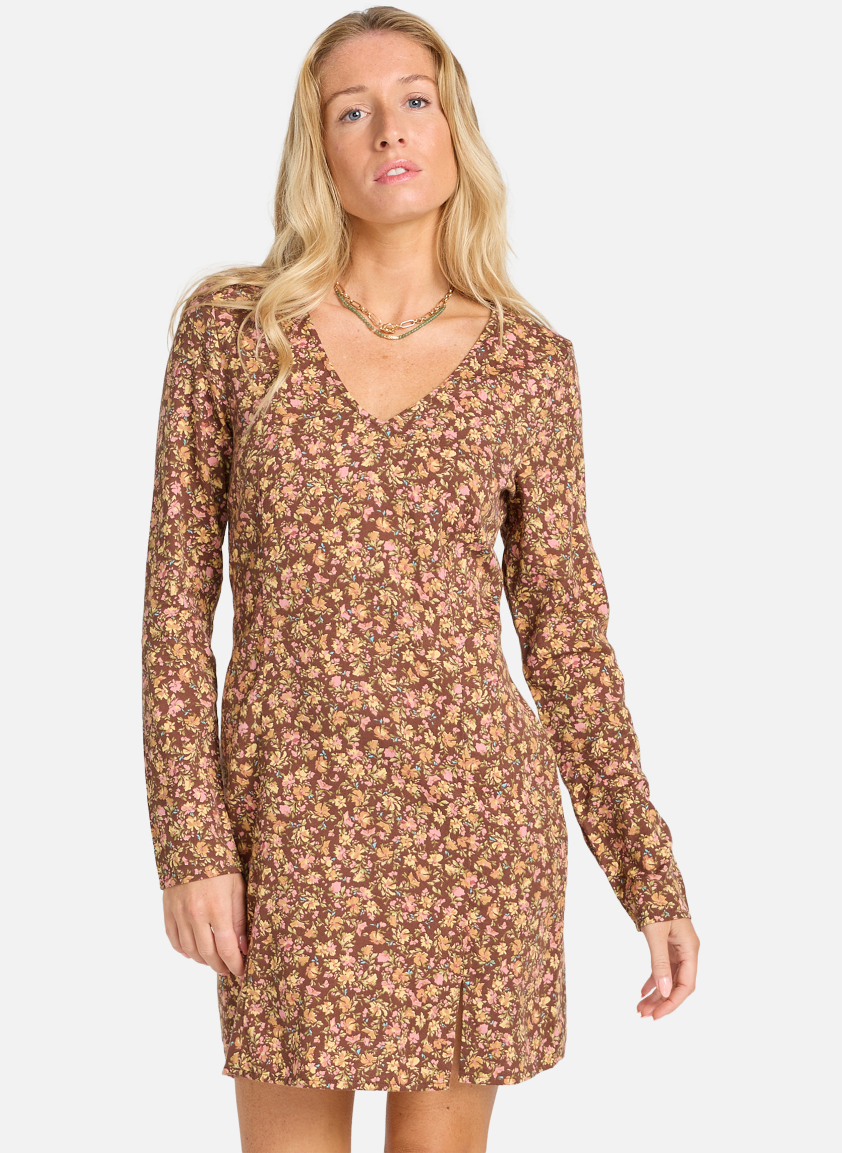 Robes Your Time femme marron Billabong Robes Your Time femme marron Marron