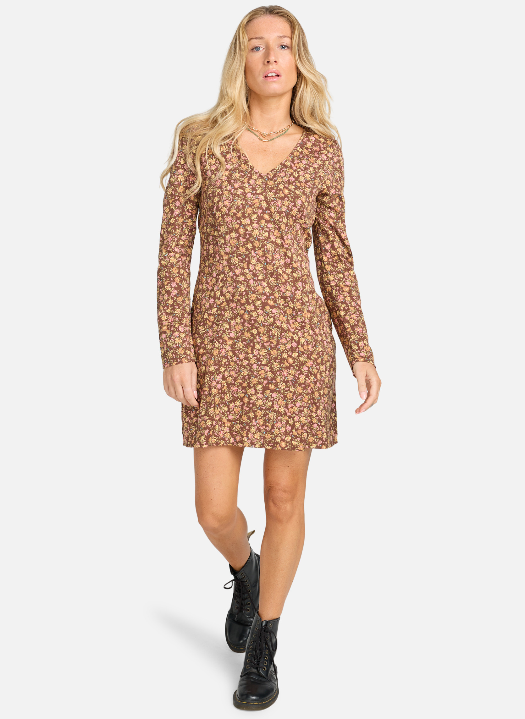 Robes Your Time femme marron Billabong Robes Your Time femme marron Marron