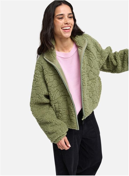 Roxy Vestes polaires Blurry Cloud femme vert