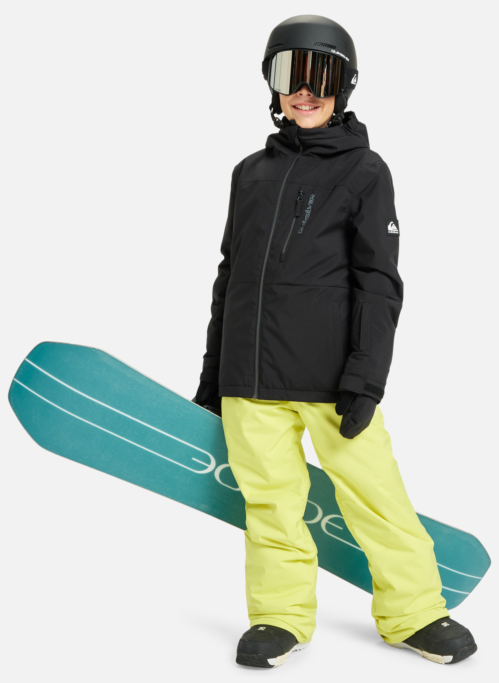 Blousons Side Hit Solid garçon noir Quiksilver Blousons Side Hit Solid garçon noir Noir