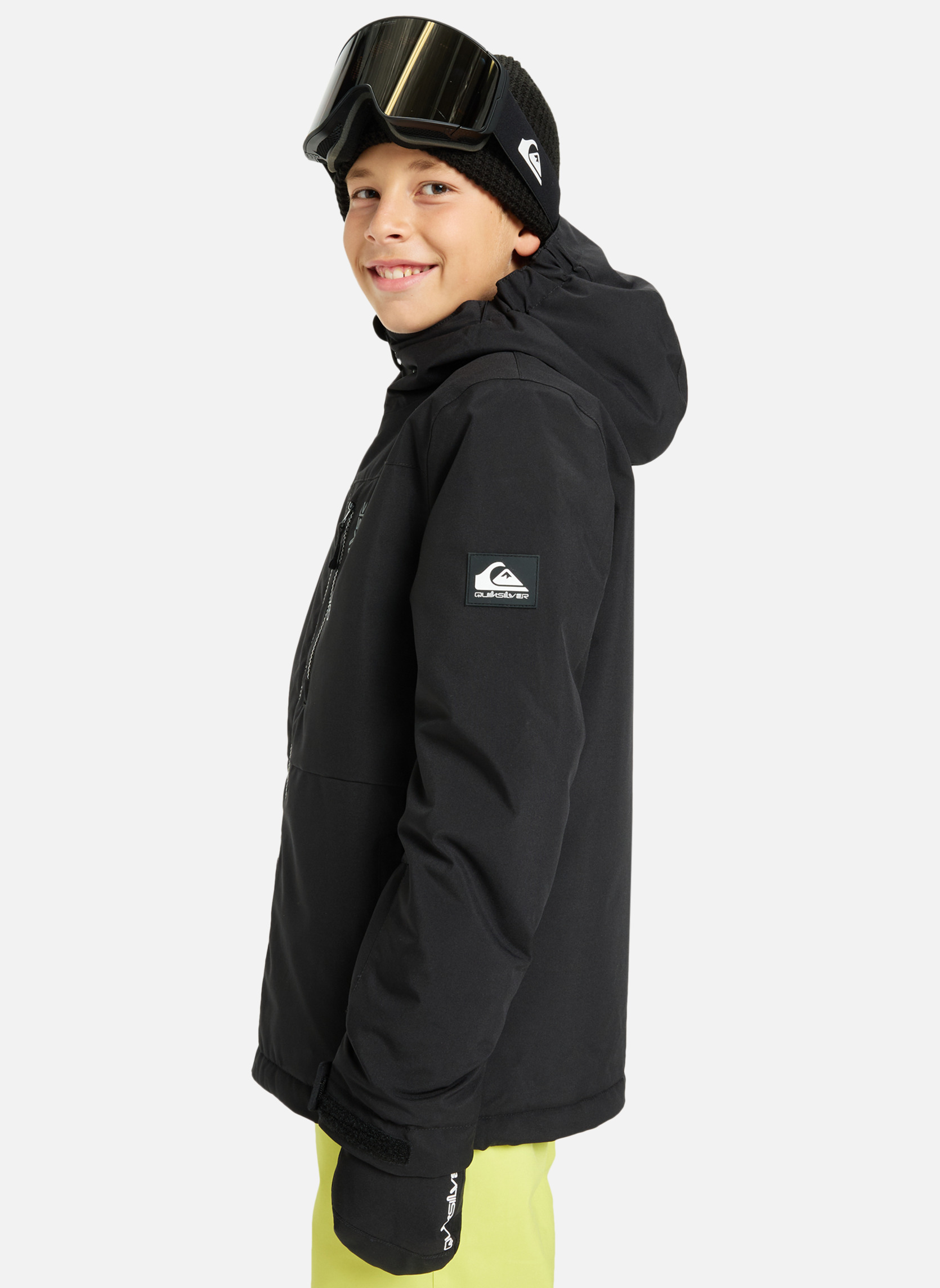 Blousons Side Hit Solid garçon noir Quiksilver Blousons Side Hit Solid garçon noir Noir