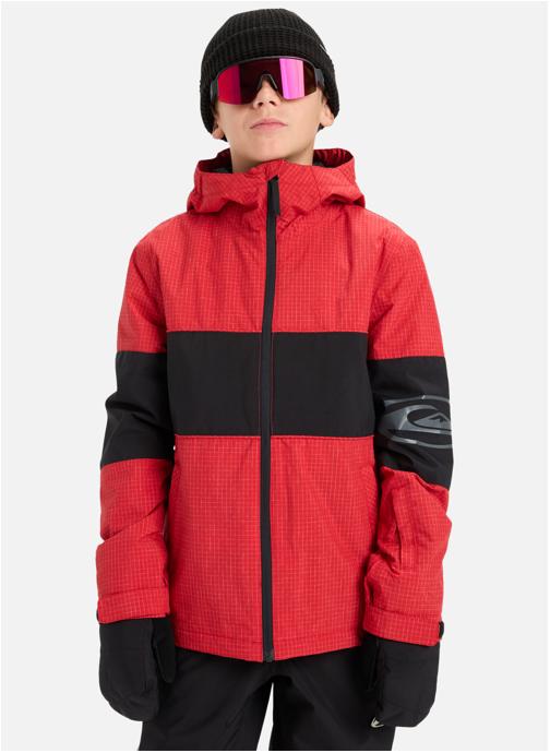 Quiksilver Blousons High In The Hood garçon rouge