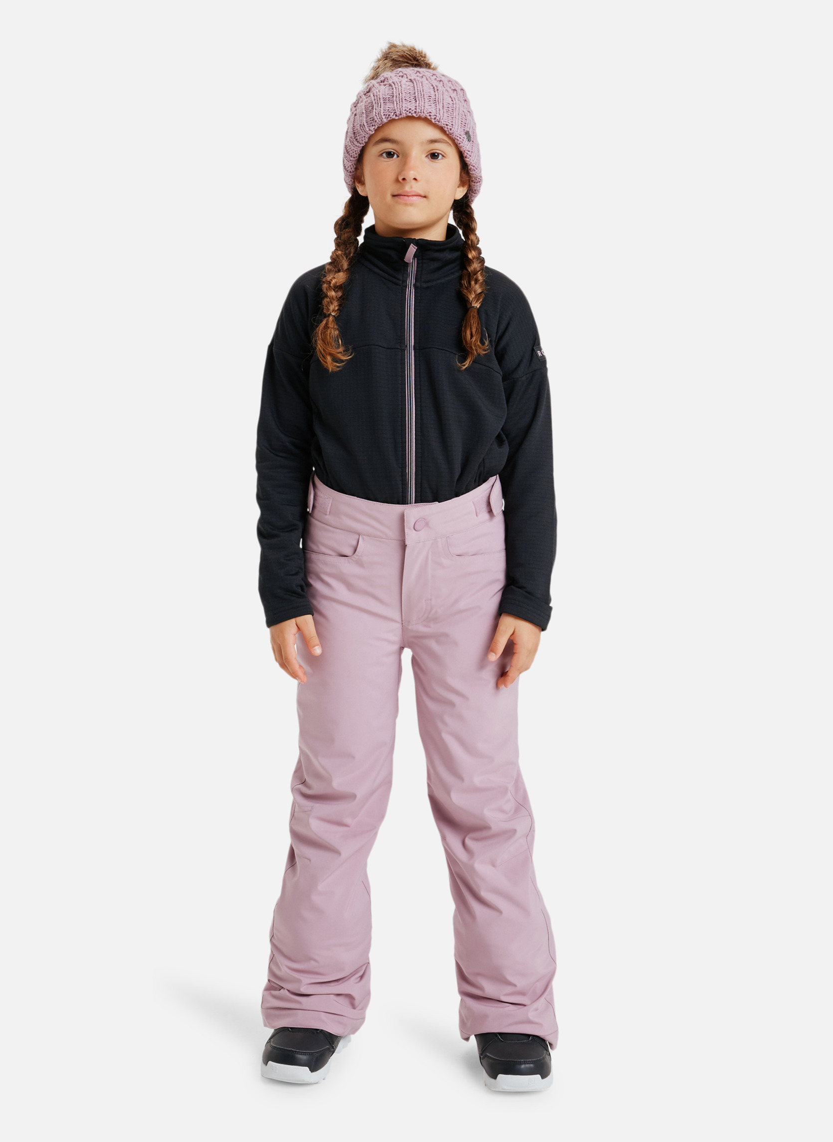 Pantalons Backyard Girl fille rose Roxy Pantalons Backyard Girl fille rose Rose