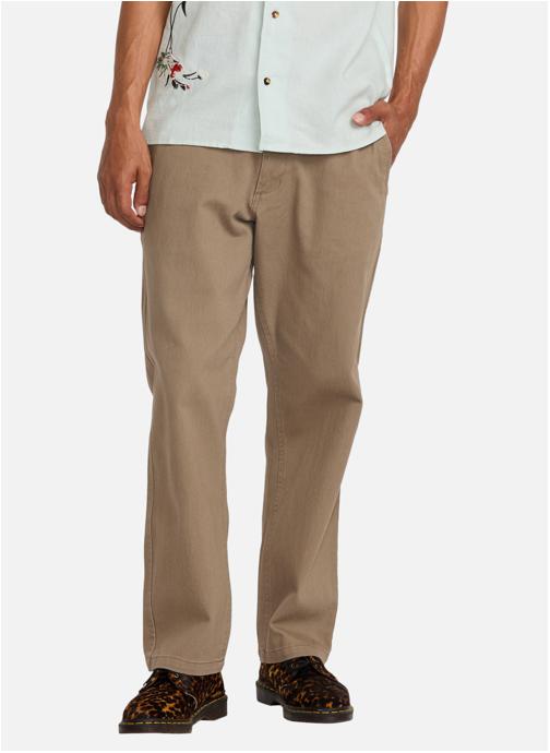 RVCA Pantalons droits Americana homme marron