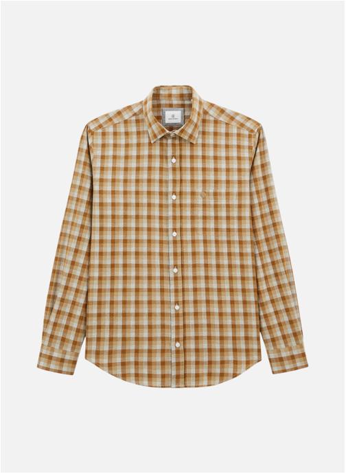 Serge Blanco Chemises Charles homme beige