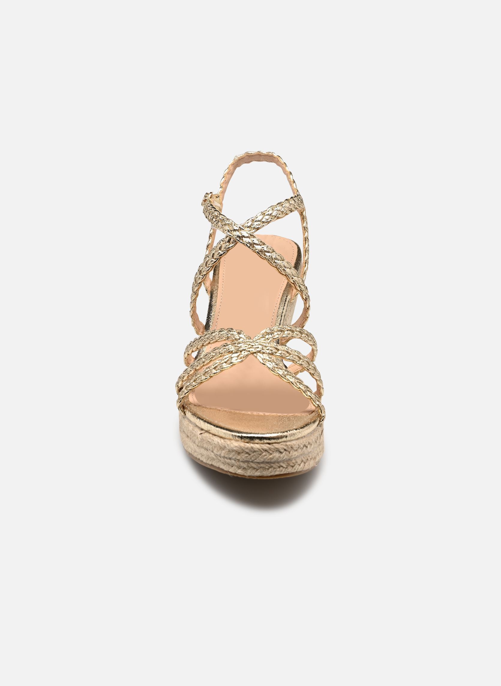 Espadrilles compensées et plateformes Espadrille SKYNANDE femme or et bronze MADE BY Espadrilles compensées et plateformes Espadrille SKYNANDE femme or et bronze Dorée