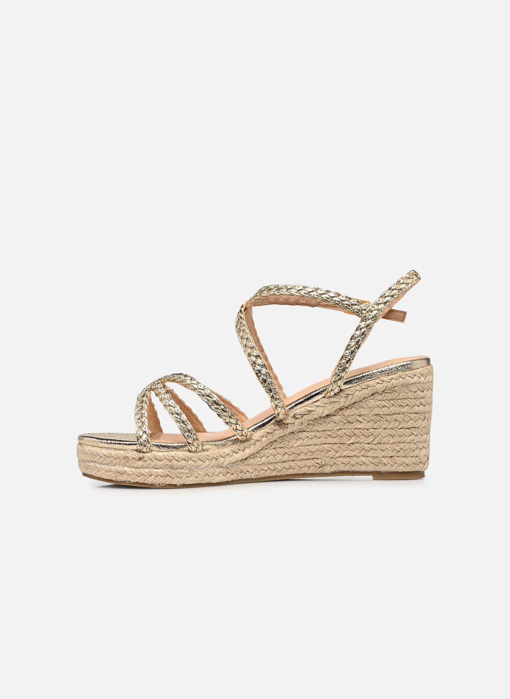 Espadrilles compensées et plateformes Espadrille SKYNANDE femme or et bronze MADE BY Espadrilles compensées et plateformes Espadrille SKYNANDE femme or et bronze Dorée