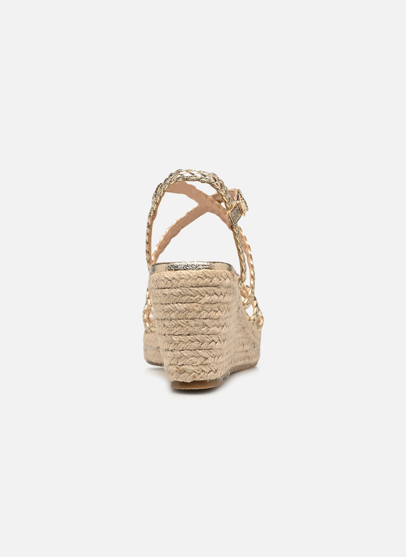 Espadrilles compensées et plateformes Espadrille SKYNANDE femme or et bronze MADE BY Espadrilles compensées et plateformes Espadrille SKYNANDE femme or et bronze Dorée