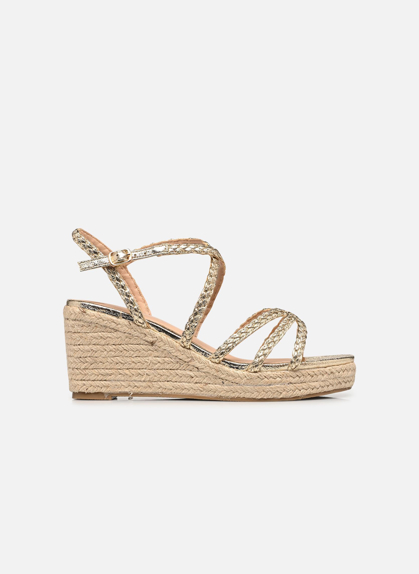 Espadrilles compensées et plateformes Espadrille SKYNANDE femme or et bronze MADE BY Espadrilles compensées et plateformes Espadrille SKYNANDE femme or et bronze Dorée