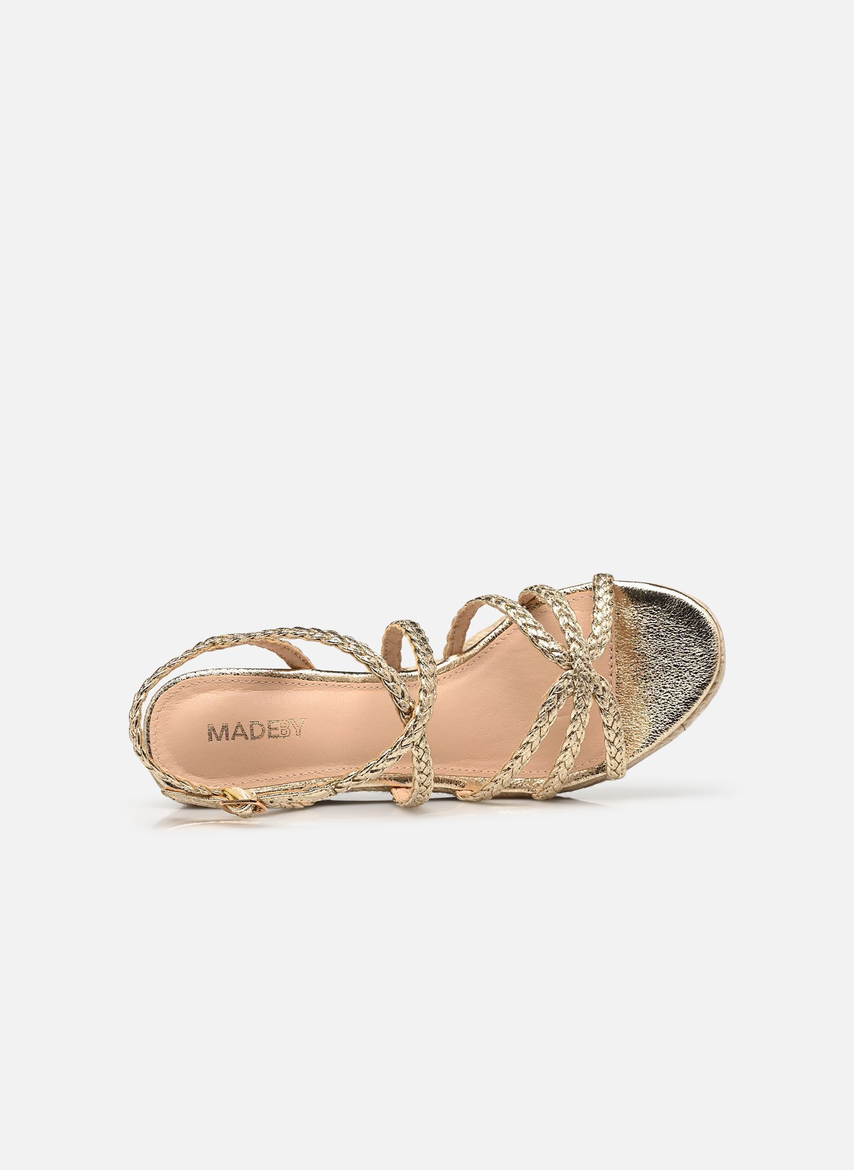 Espadrilles compensées et plateformes Espadrille SKYNANDE femme or et bronze MADE BY Espadrilles compensées et plateformes Espadrille SKYNANDE femme or et bronze Dorée