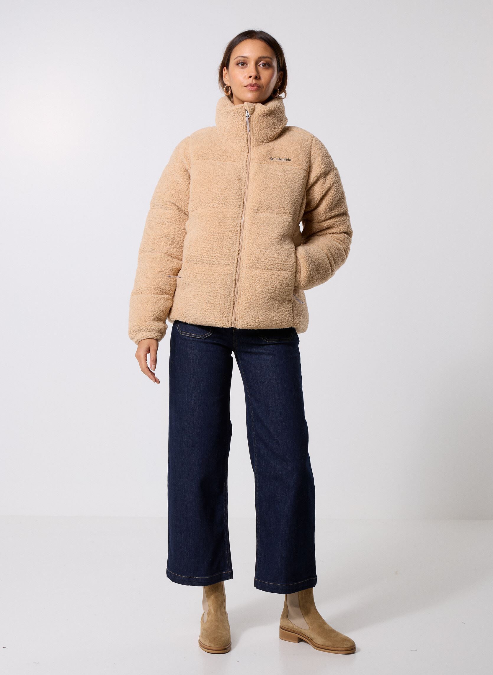 Doudounes Puffect Sherpa Jacket femme marron Columbia Doudounes Puffect Sherpa Jacket femme marron CANOE