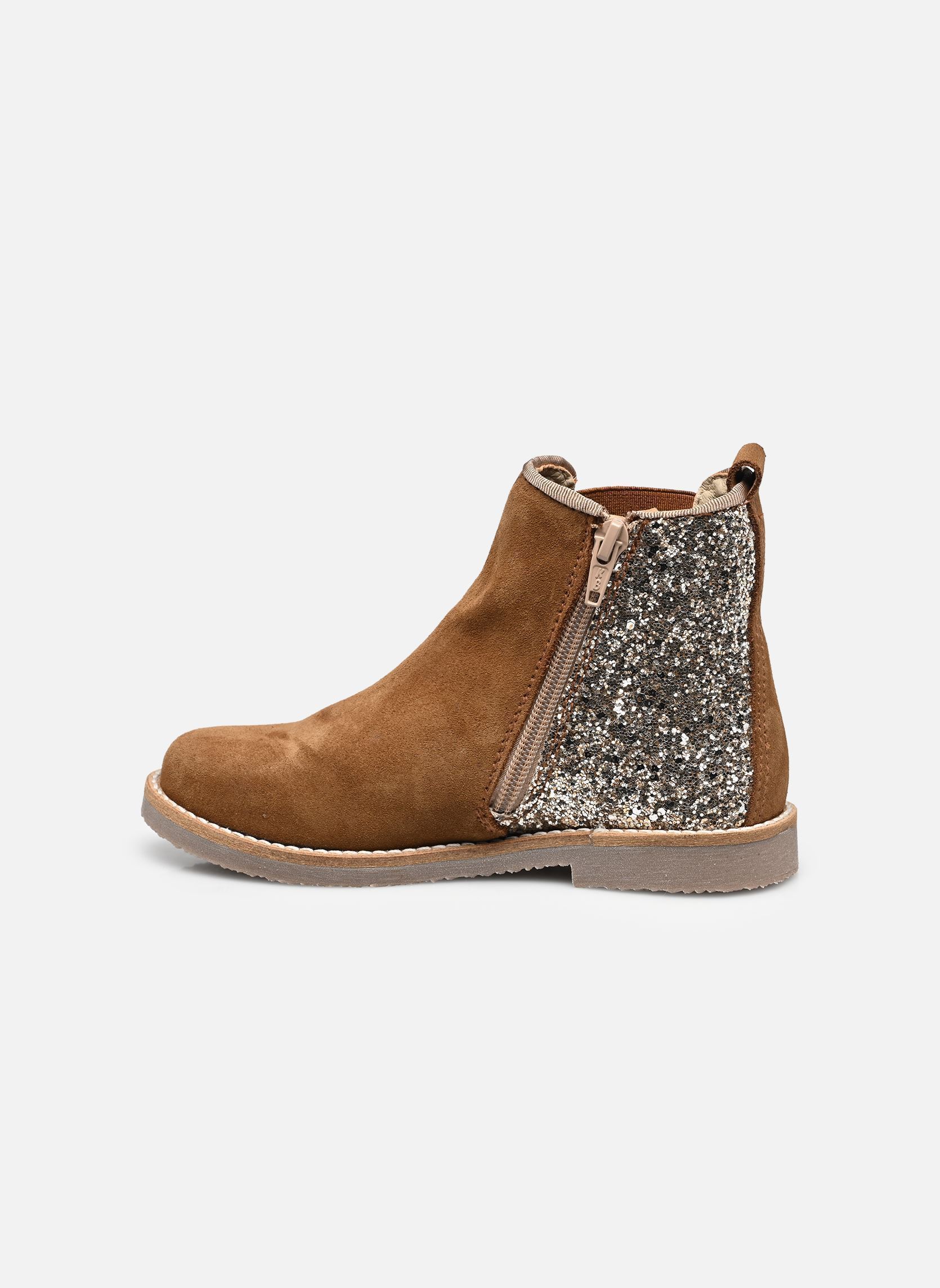 Bottines BOSTRASS fille marron Rose et Martin Bottines BOSTRASS fille marron SERRAJE CASTANA / TOP GLITTER