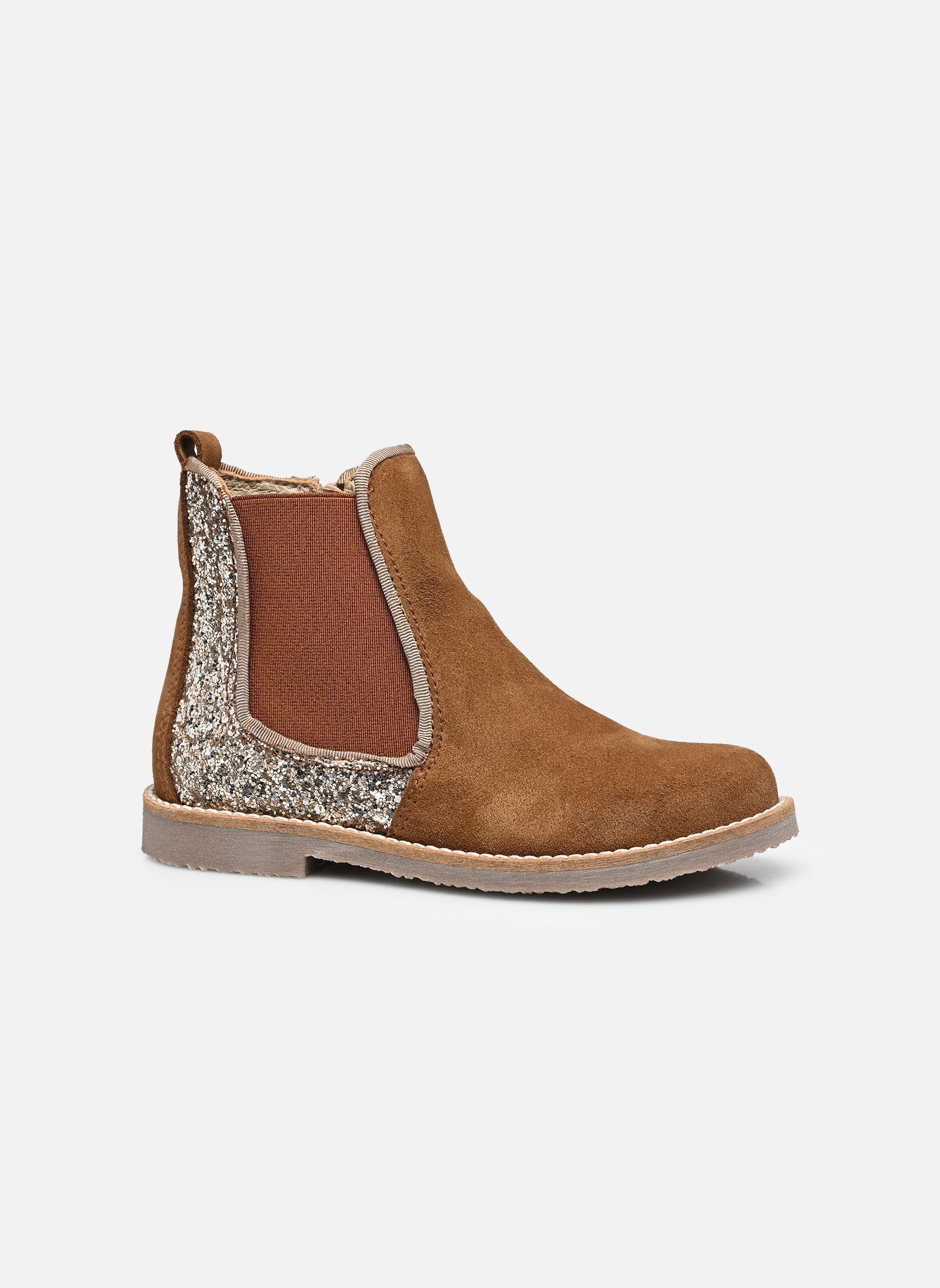Bottines BOSTRASS fille marron Rose et Martin Bottines BOSTRASS fille marron SERRAJE CASTANA / TOP GLITTER
