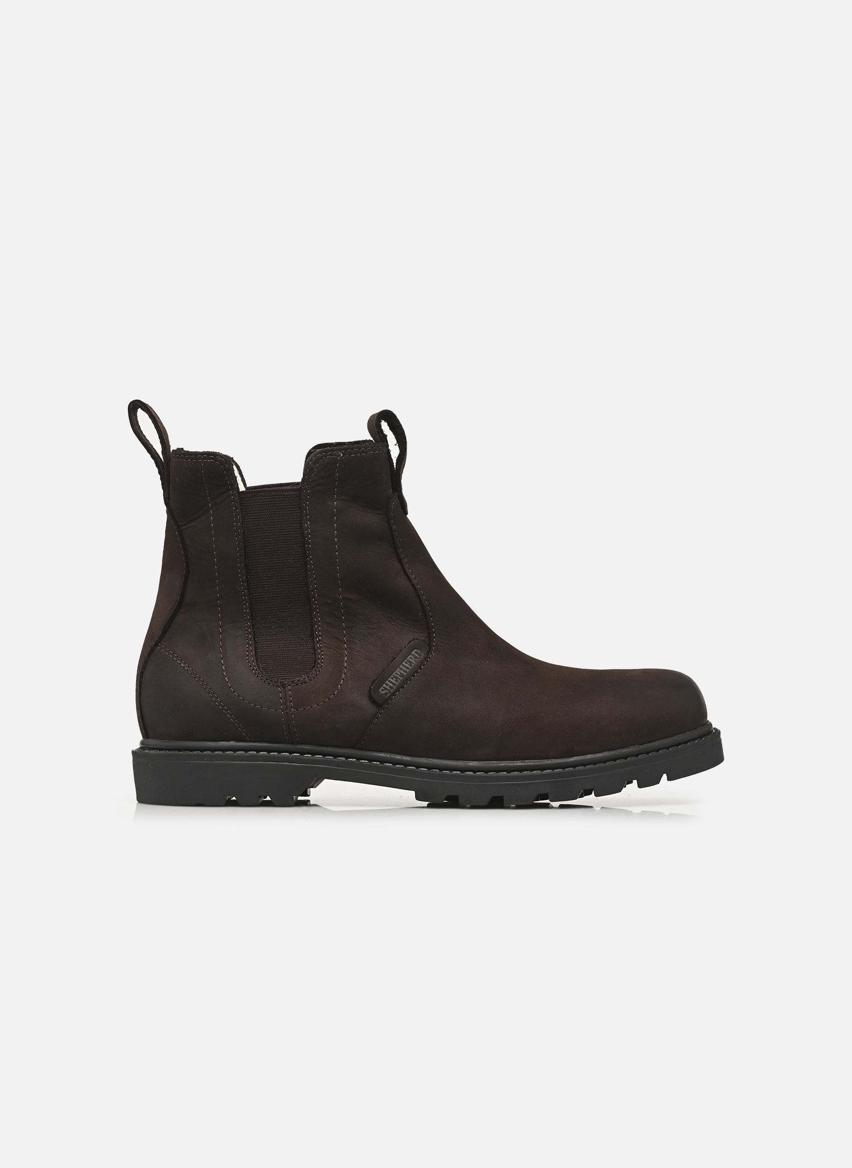 Gefütterte Stiefel Klas herren braun Shepherd Gefütterte Stiefel Klas herren braun Dark Brown
