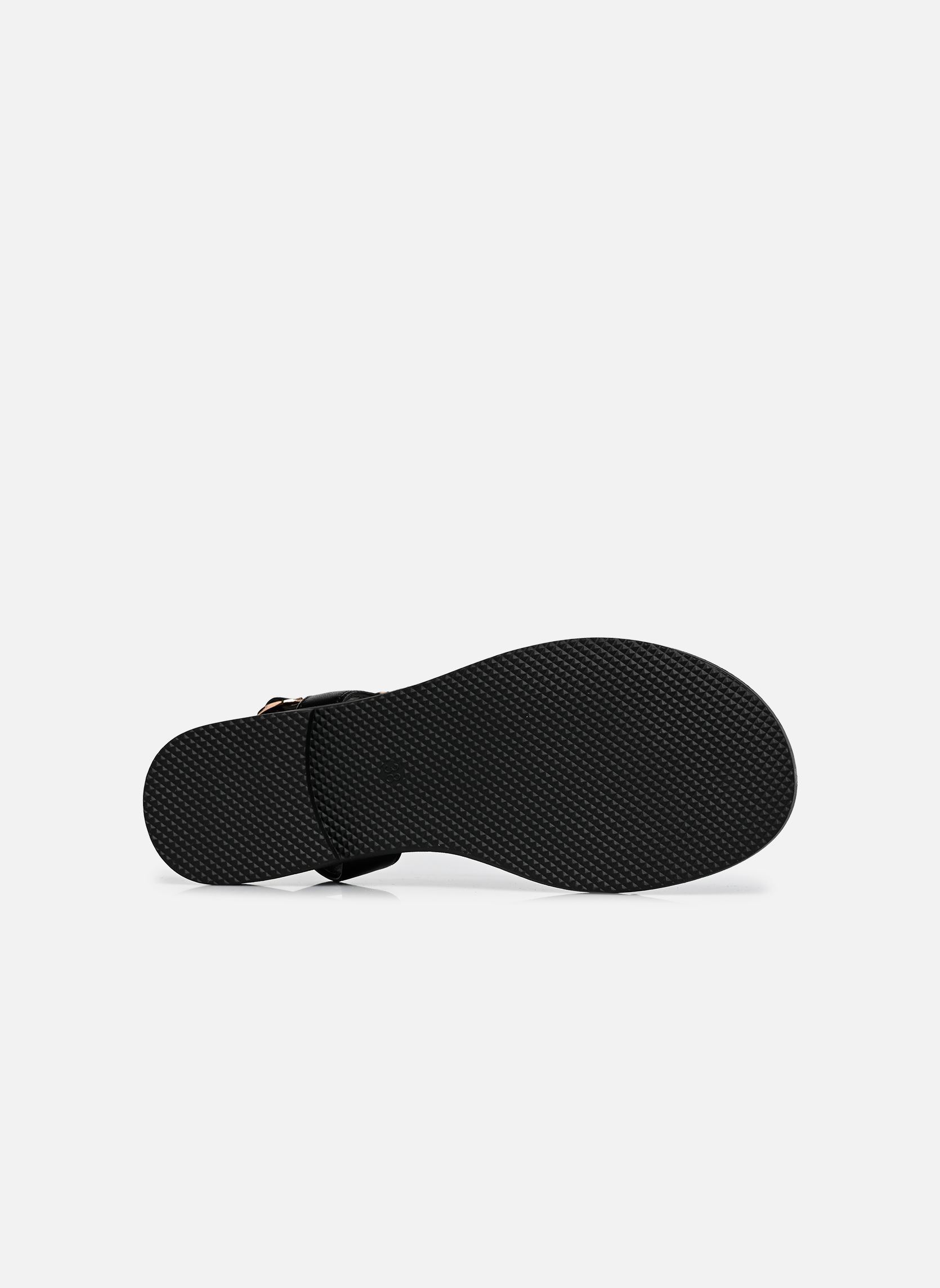 Sandales plates Sandale JBIJOU femme noir MADE BY Sandales plates Sandale JBIJOU femme noir NOIR
