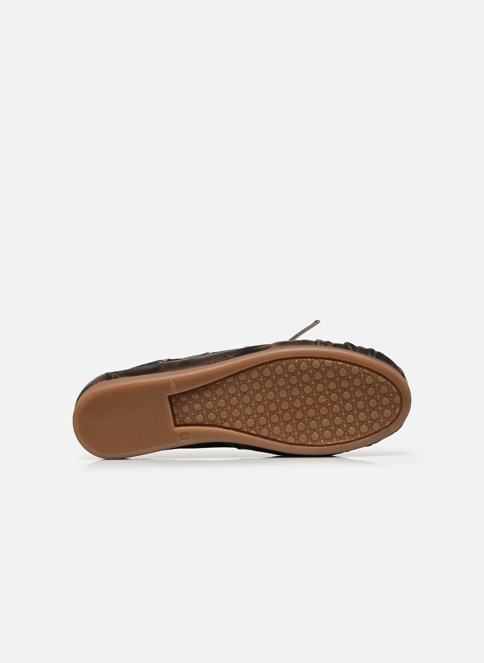 Chaussures bateaux Rowan femme marron Alohas Chaussures bateaux Rowan femme marron BRUSHED BROWN LEATHER
