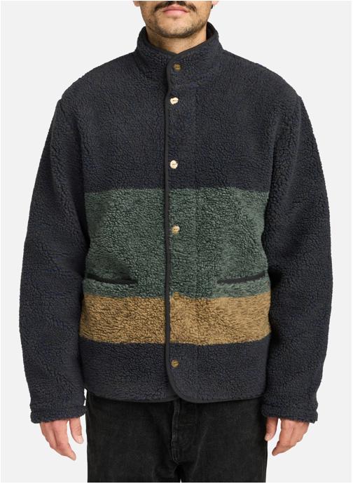 RVCA Vestes polaires Westwood Snap homme bleu