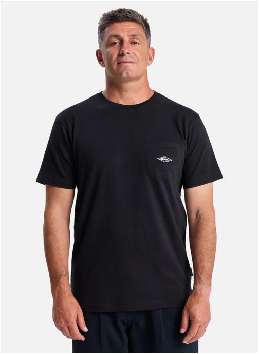 Quiksilver Tee-shirts Diamond Pocket homme noir