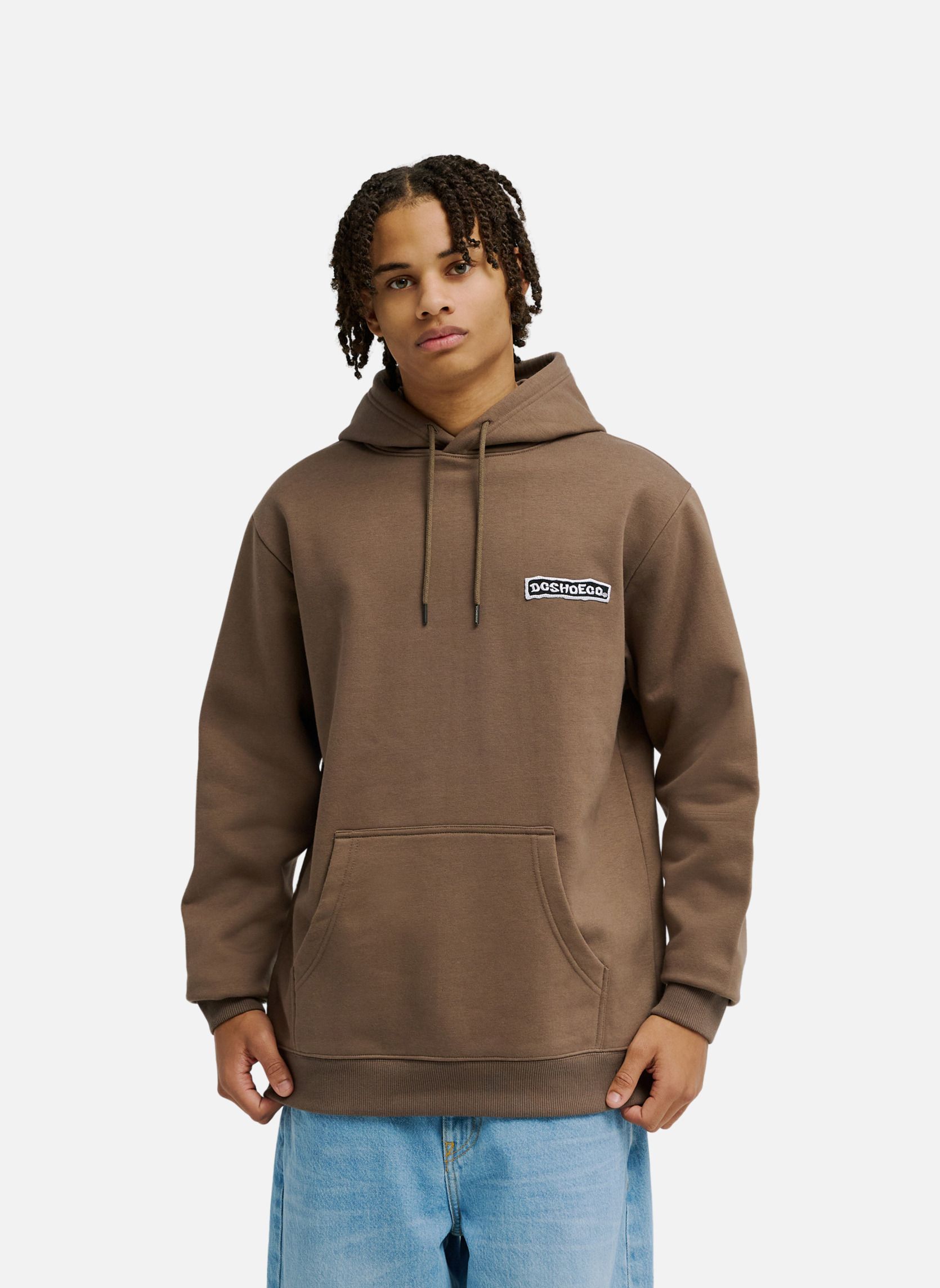 Sweats à capuche Patch It homme marron DC Shoes Sweats à capuche Patch It homme marron Marron