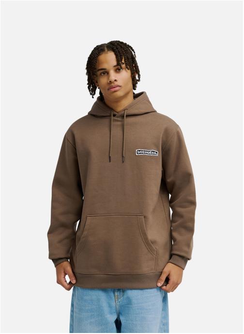 DC Shoes Sweats à capuche Patch It homme marron
