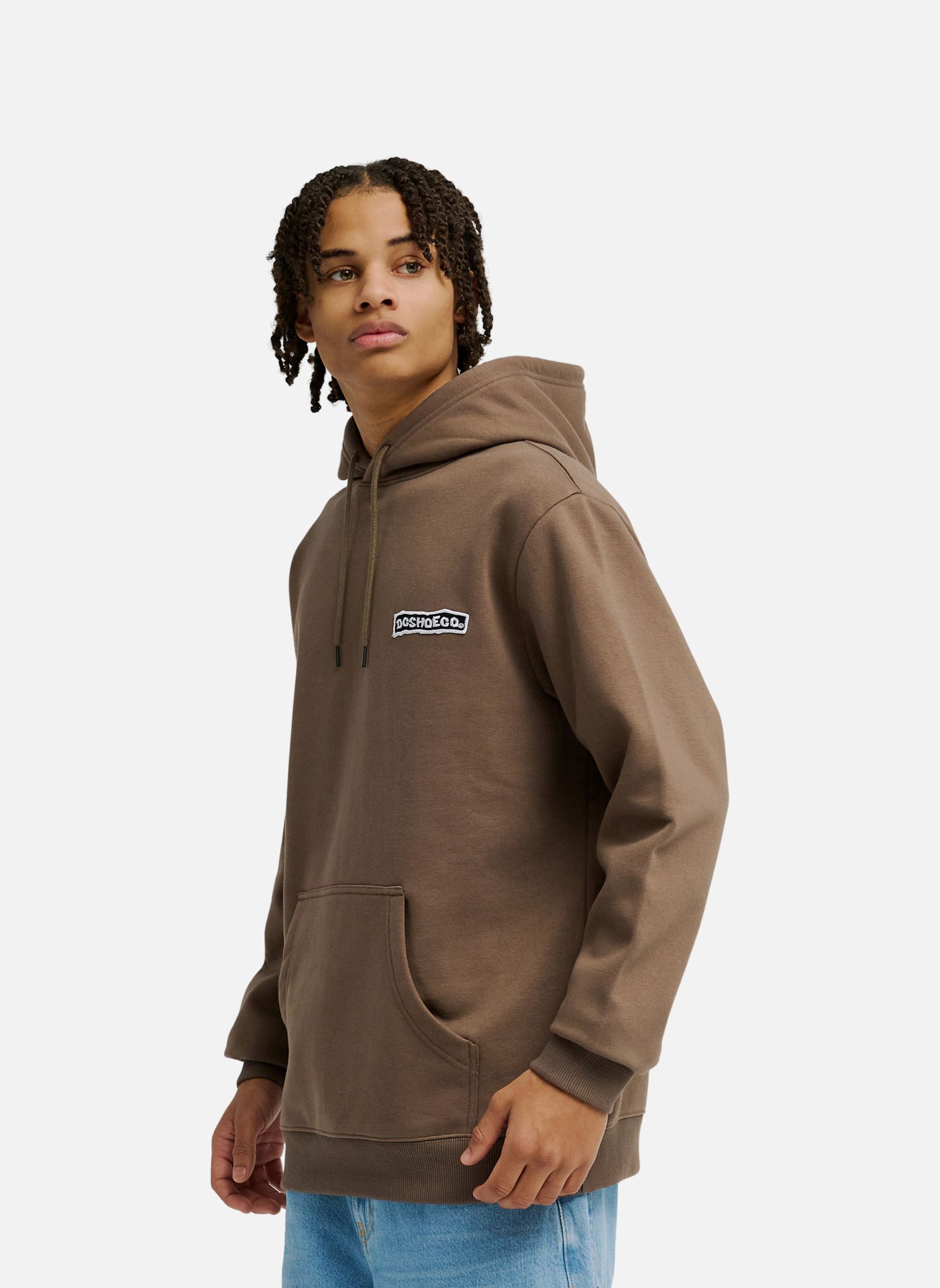 Sweats à capuche Patch It homme marron DC Shoes Sweats à capuche Patch It homme marron Marron