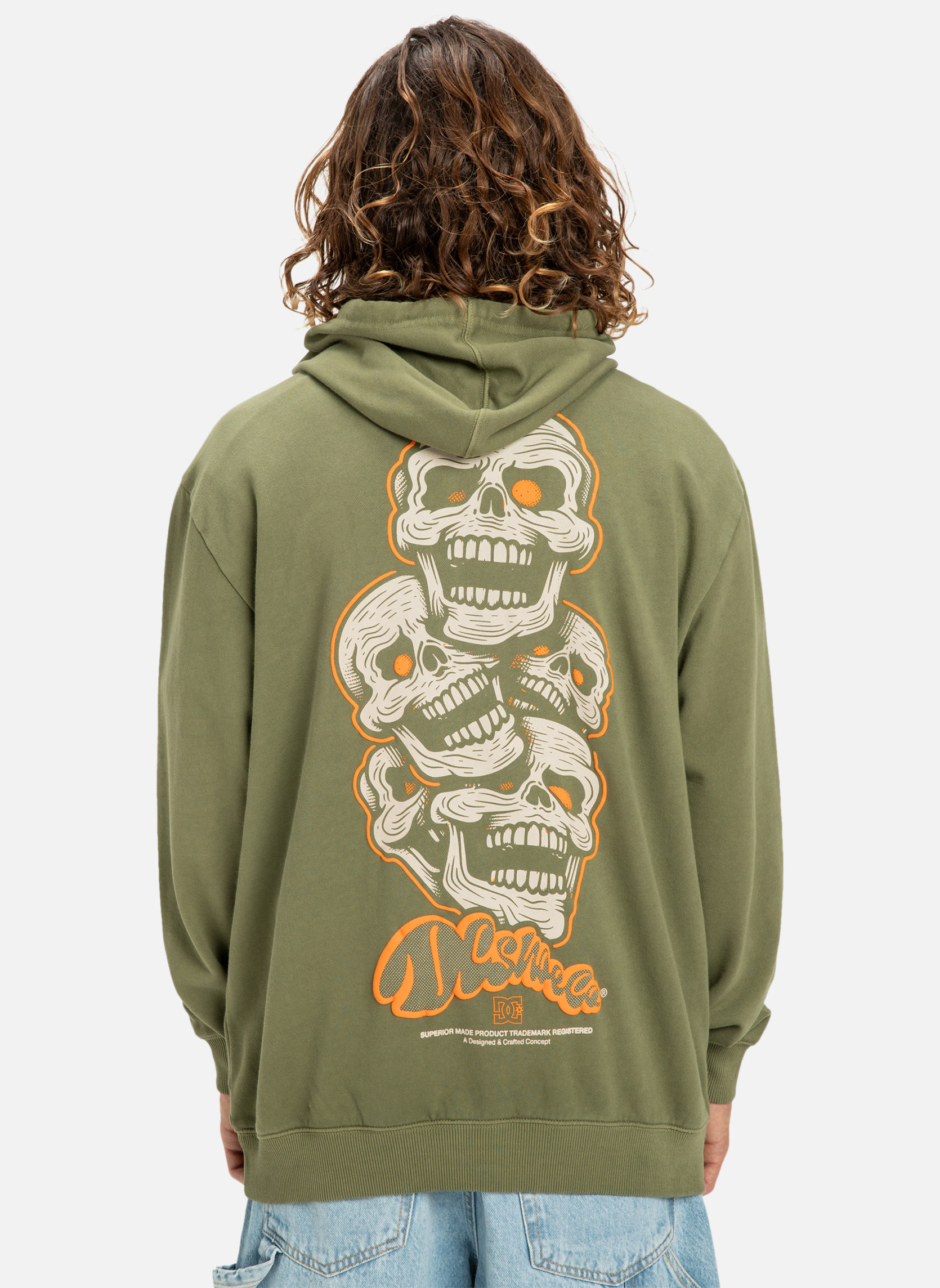 DC Shoes Sweats à capuche Sweat à capuche LAUGH STACK. homme vert ...