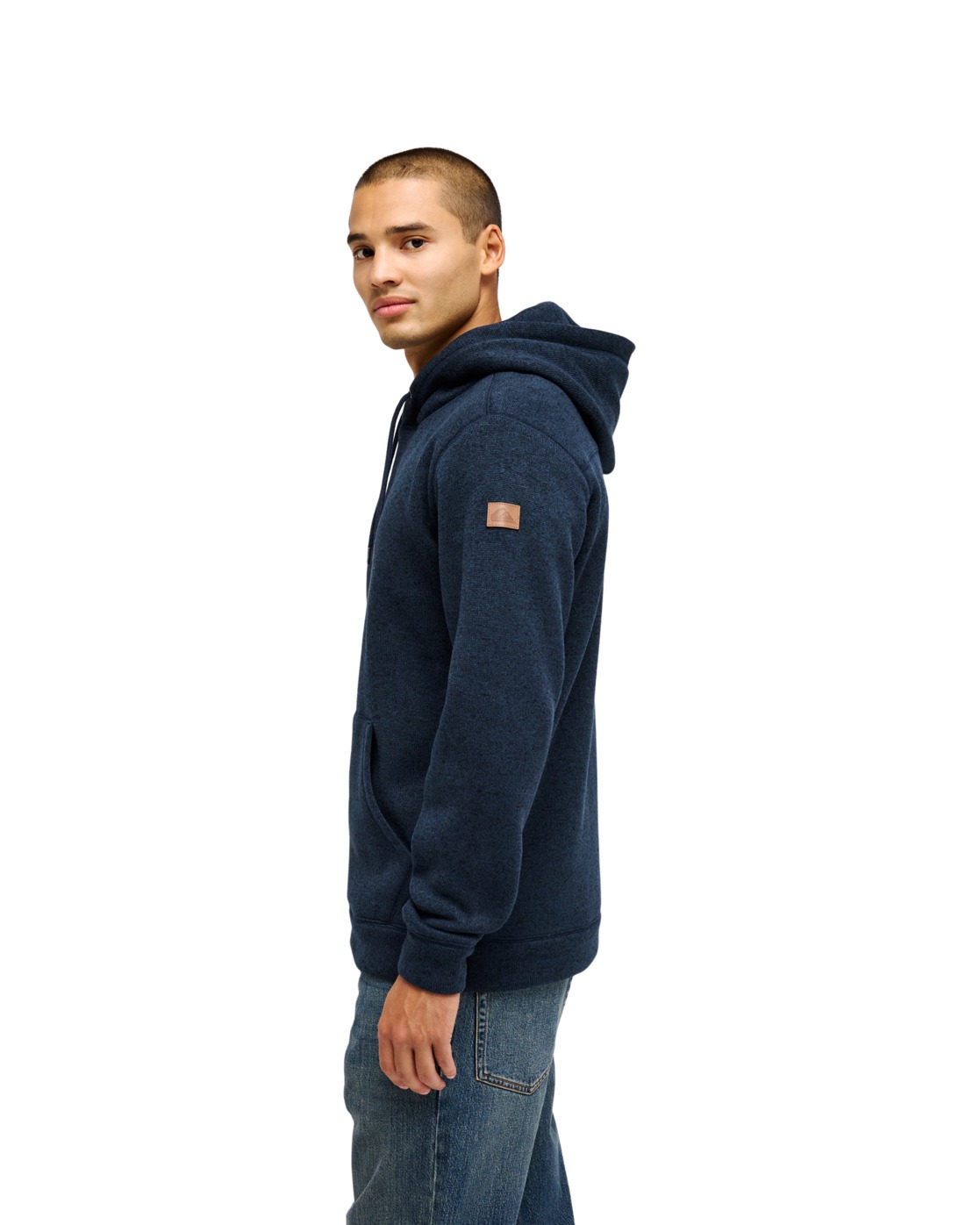 Sweats à capuche Keller homme bleu Quiksilver Sweats à capuche Keller homme bleu Bleu chiné