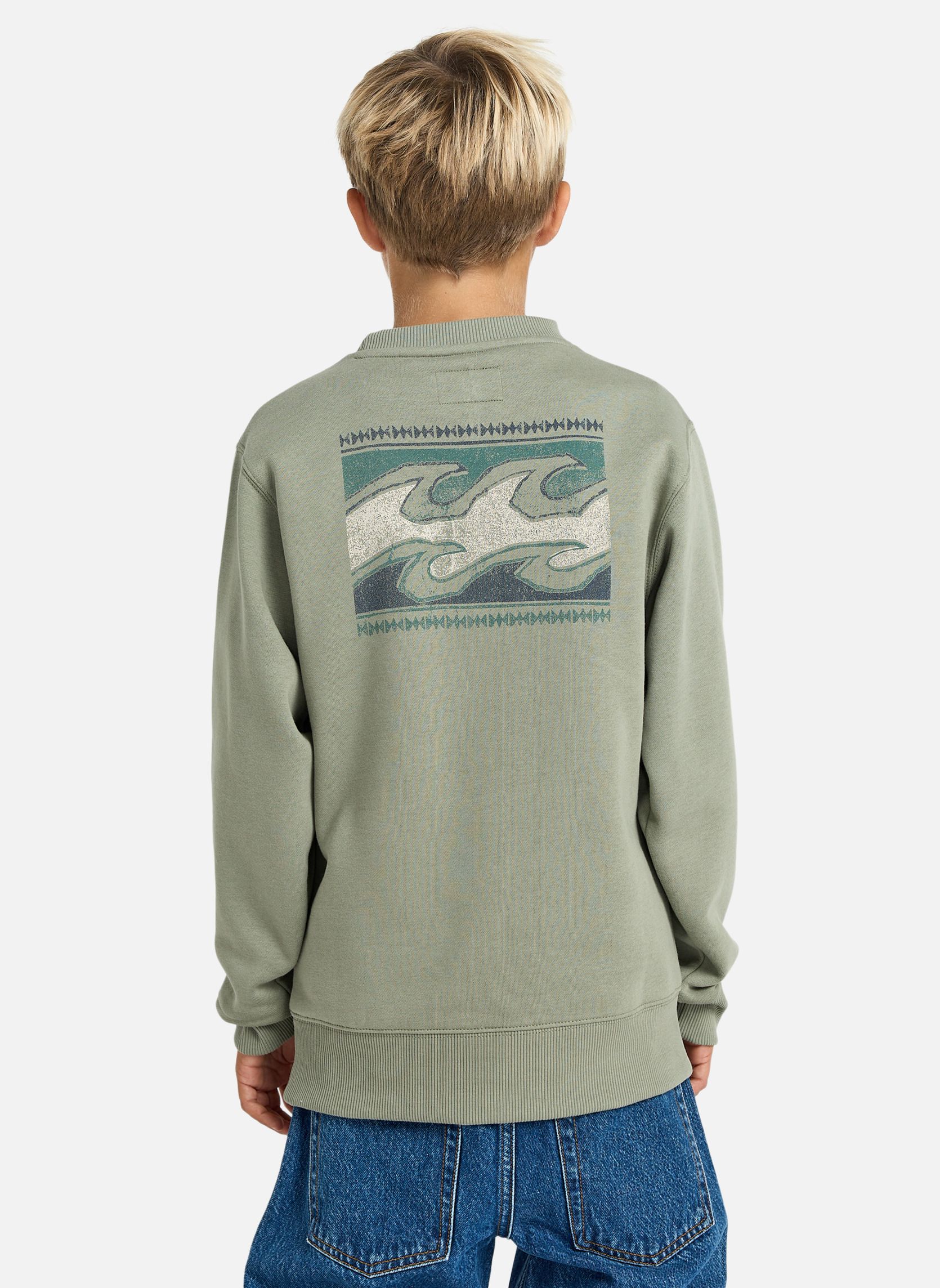 Sweats à capuche Foundation Cr garçon vert Billabong Sweats à capuche Foundation Cr garçon vert Vert