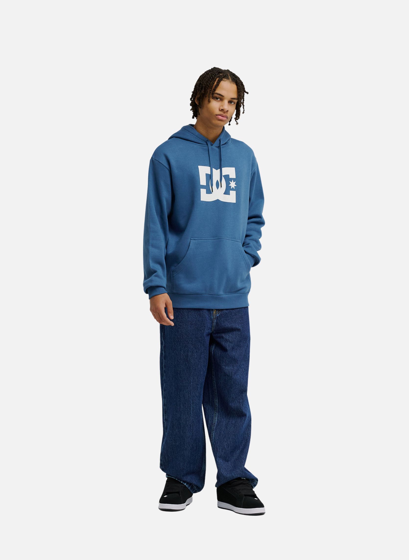 Sweats à capuche DC Star homme bleu DC Shoes Sweats à capuche DC Star homme bleu Bleu