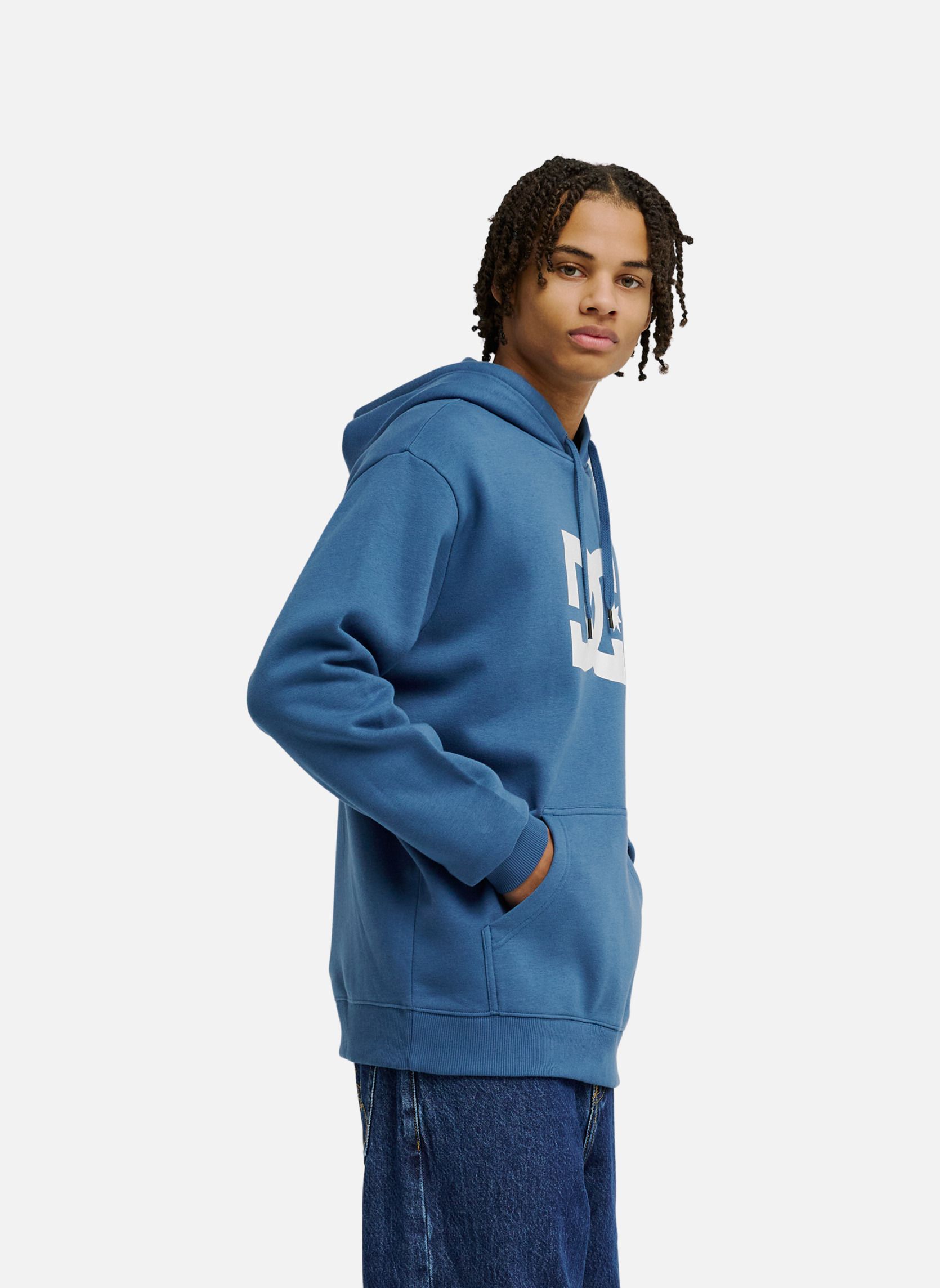 Sweats à capuche DC Star homme bleu DC Shoes Sweats à capuche DC Star homme bleu Bleu