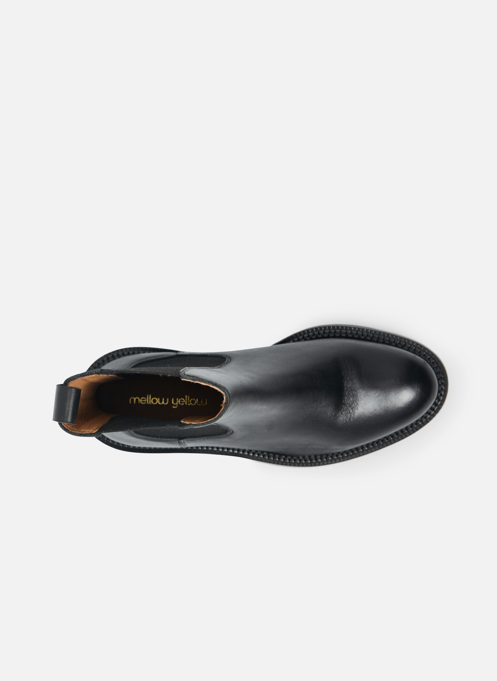 Mellow Yellow Bottines et boots Boots plates GALINA Noir femme