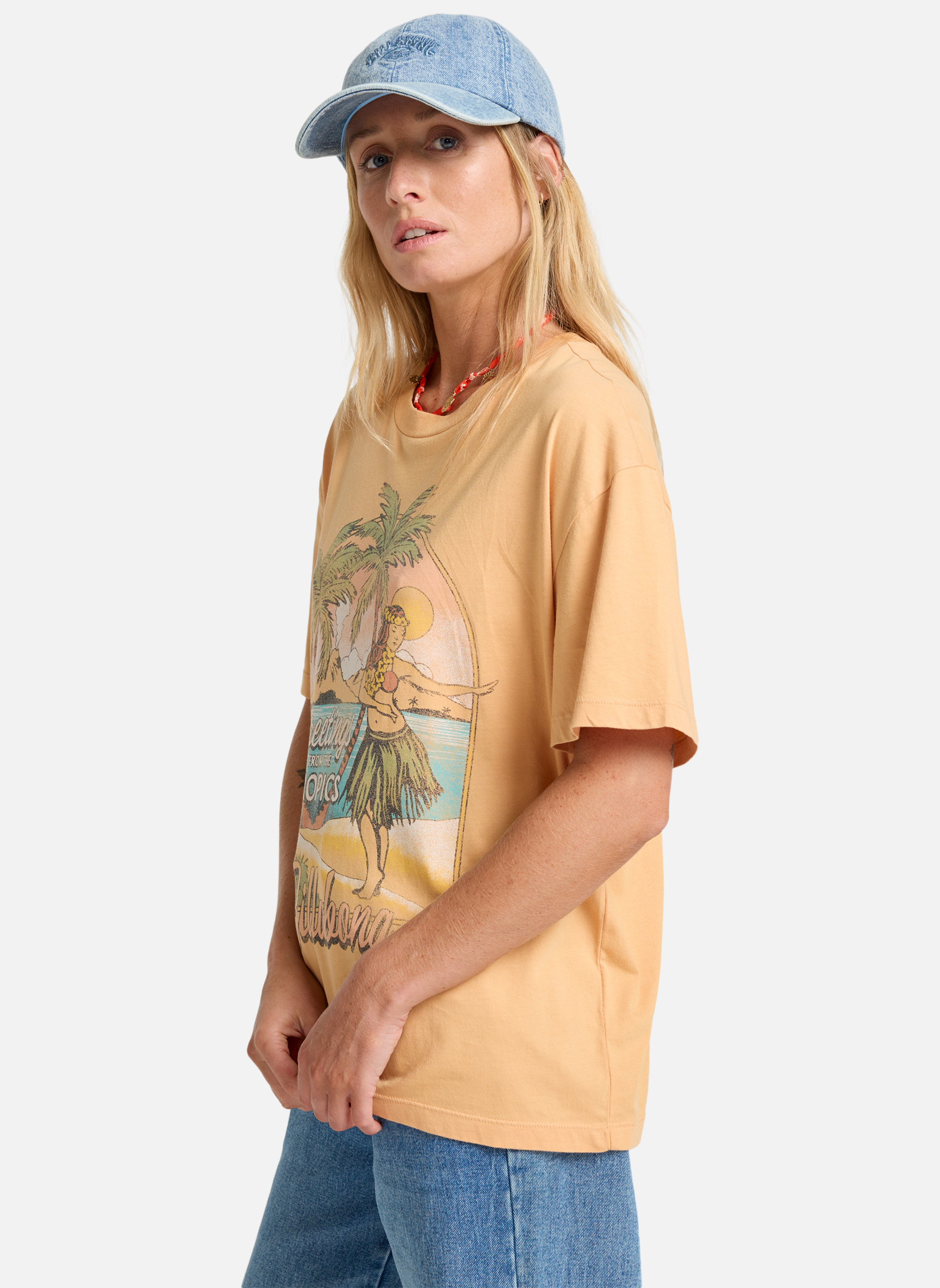 Débardeurs Vibe Time femme orange Billabong Débardeurs Vibe Time femme orange Orange clair