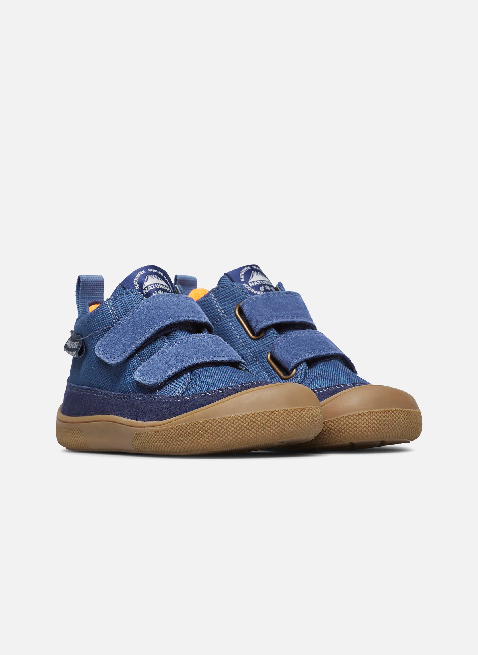 Baskets basses Sneakers BAREFOOT NUPTY 2 WP. Rose- garçon bleu Naturino Baskets basses Sneakers BAREFOOT NUPTY 2 WP. Rose- garçon bleu Bleu foncé