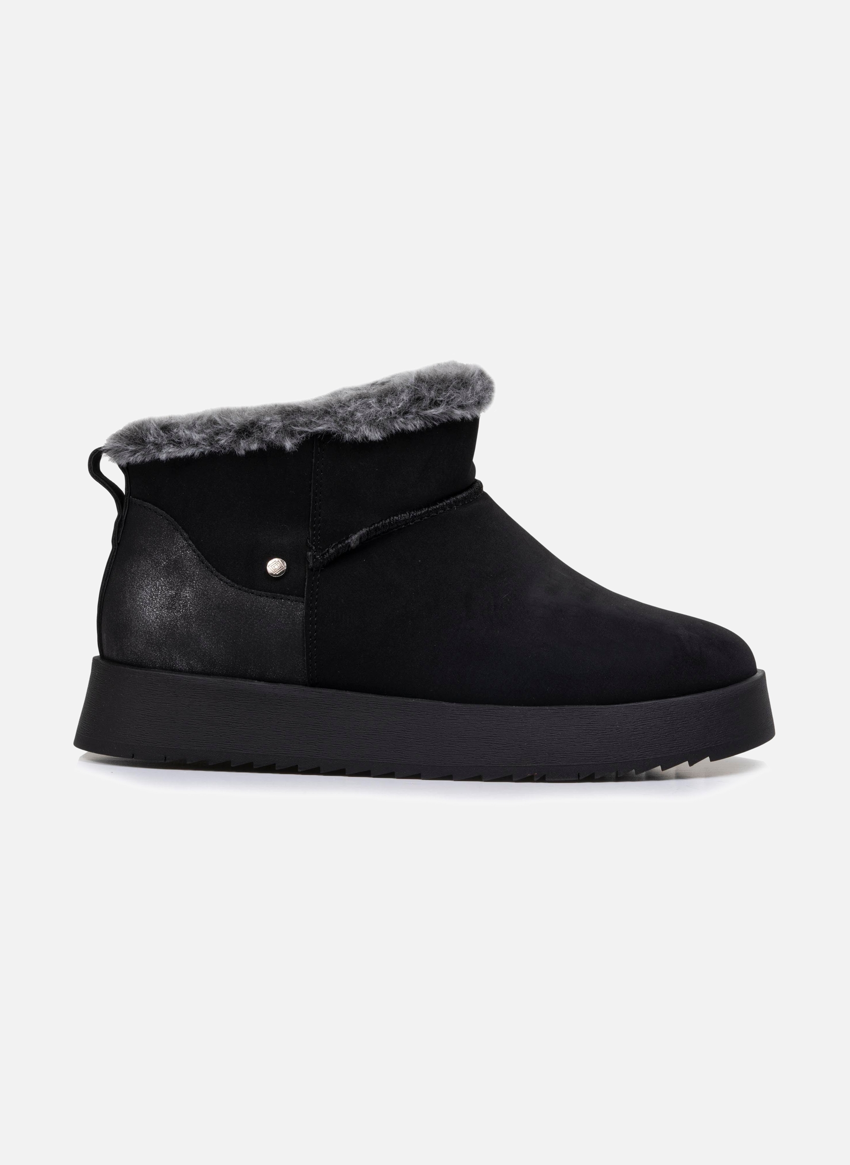 Bottines basses Bottines basses Femme imitation fourrure Noir femme noir Isotoner Bottines basses Bottines basses Femme imitation fourrure Noir femme noir Noir verni