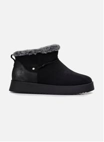Bottines basses Bottines basses Femme imitation fourrure Noir femme noir