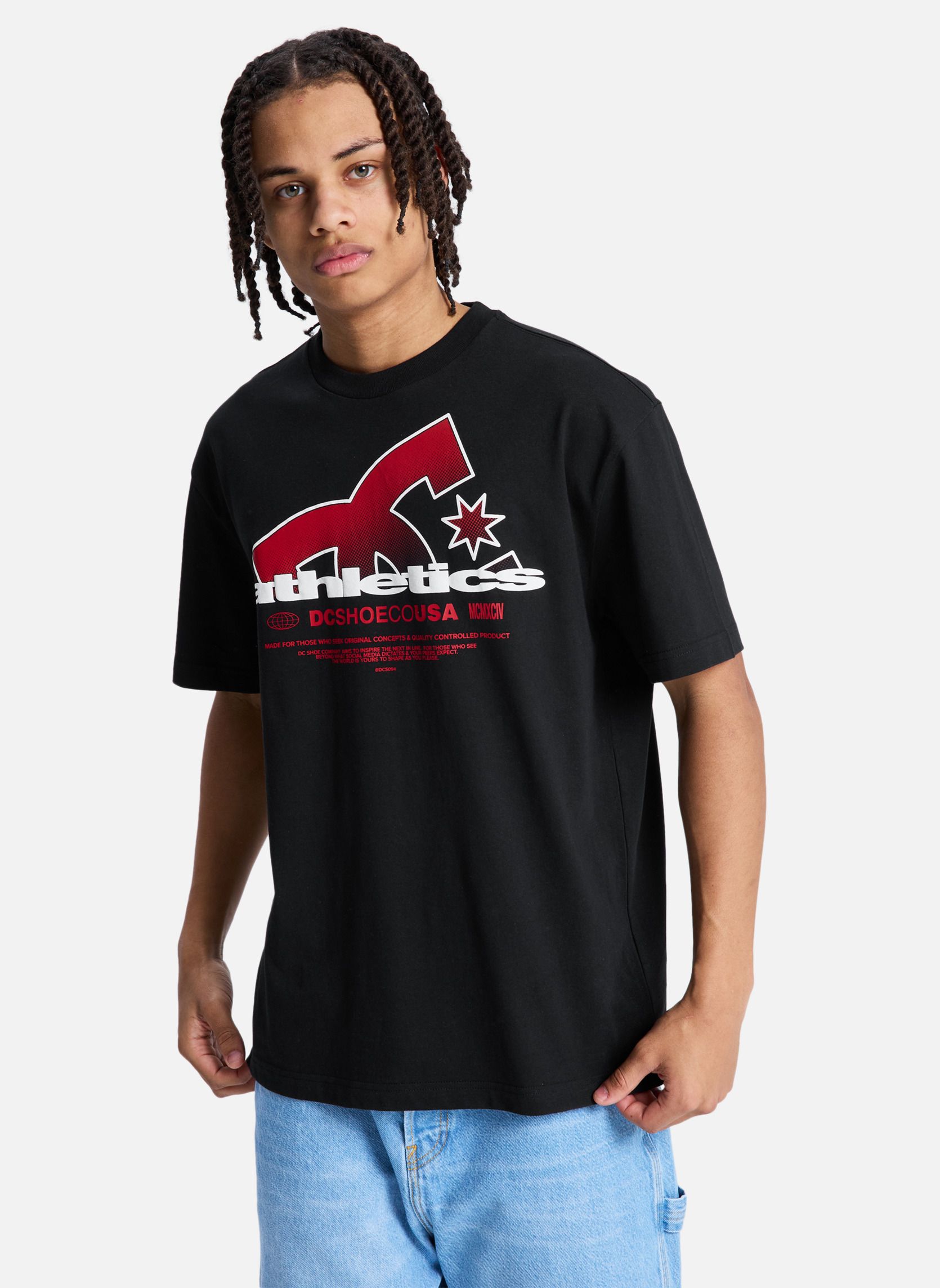 Tee-shirts Slathletic homme noir DC Shoes Tee-shirts Slathletic homme noir Noir