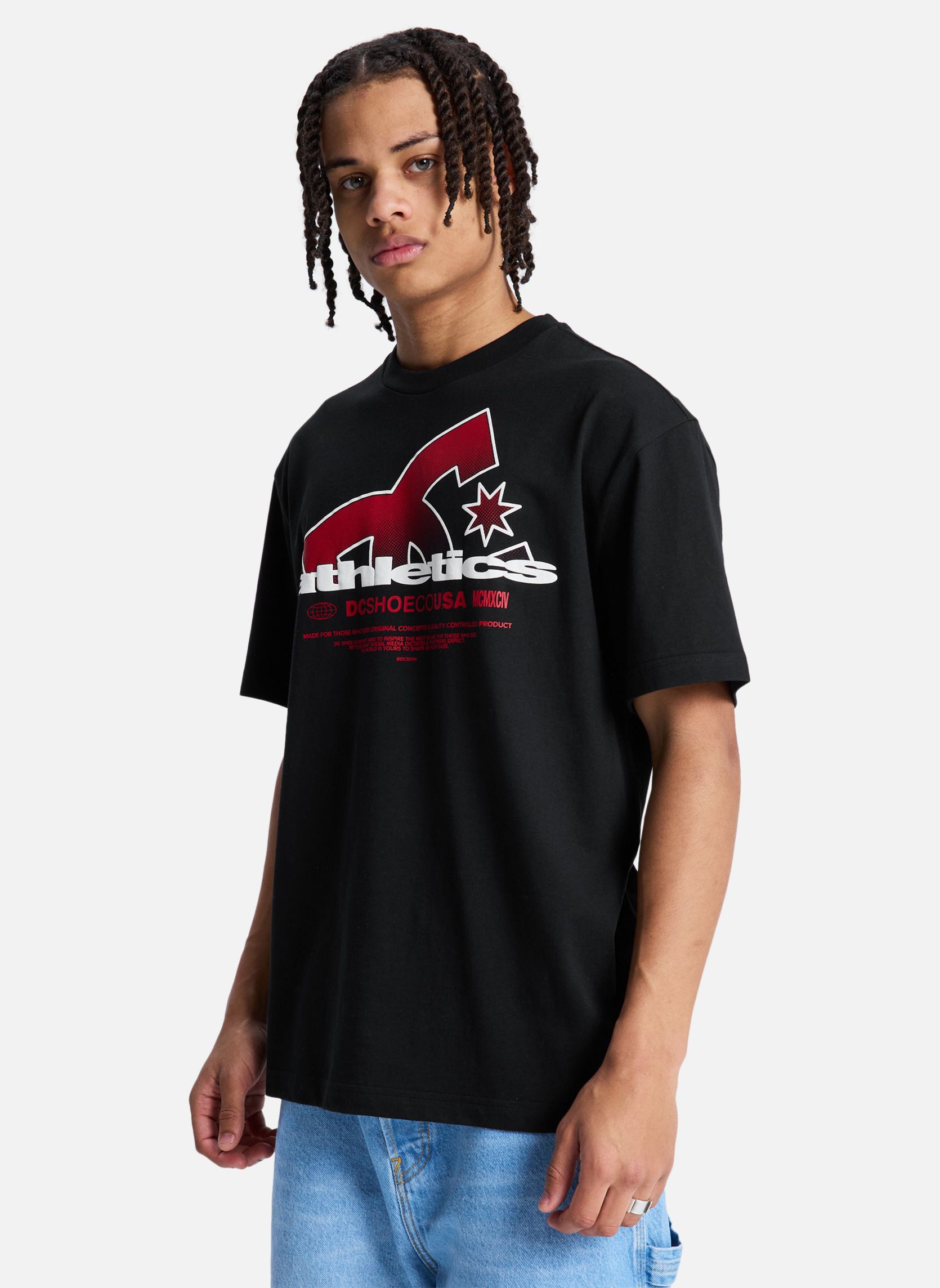 Tee-shirts Slathletic homme noir DC Shoes Tee-shirts Slathletic homme noir Noir