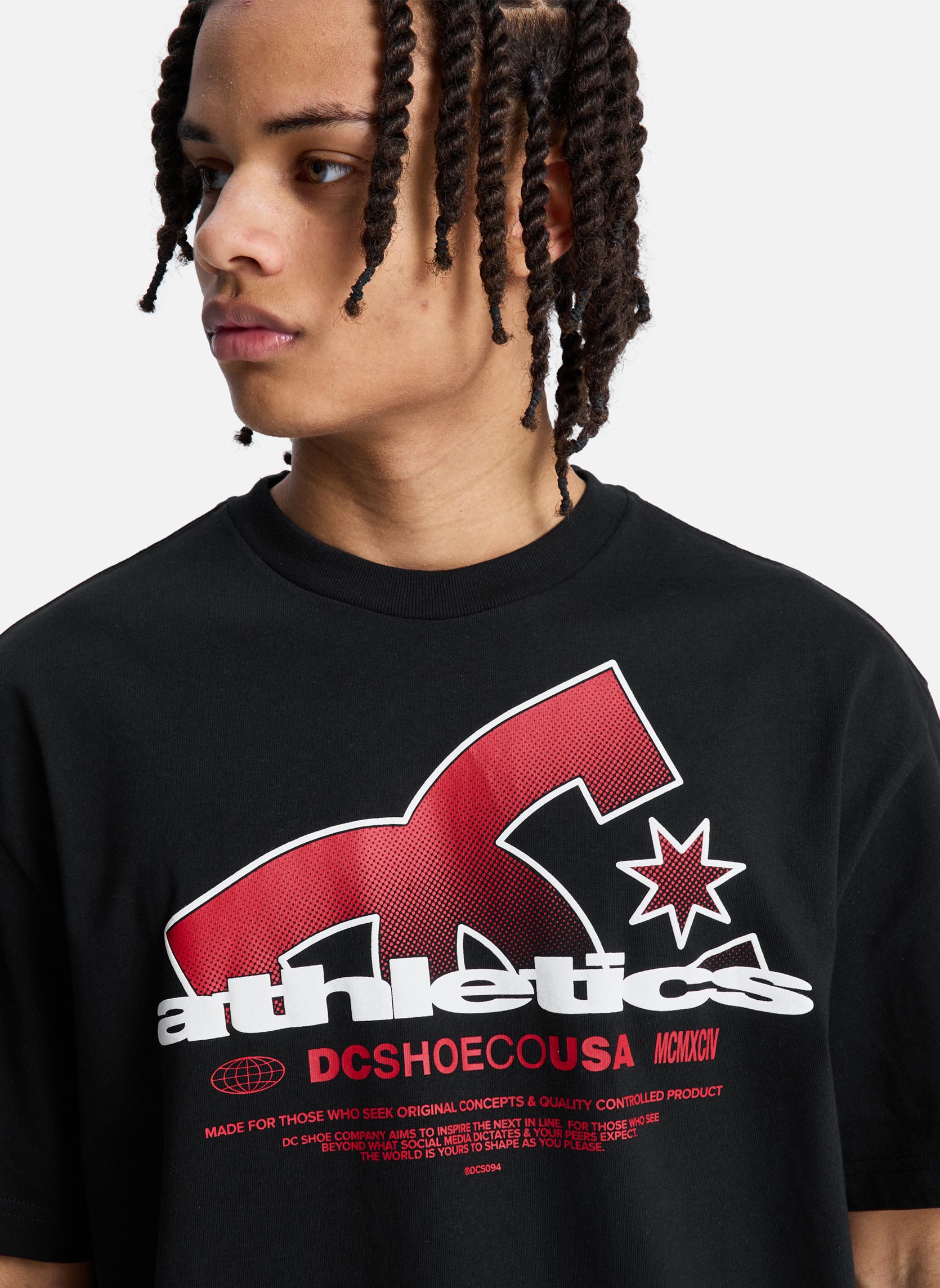 Tee-shirts Slathletic homme noir DC Shoes Tee-shirts Slathletic homme noir Noir