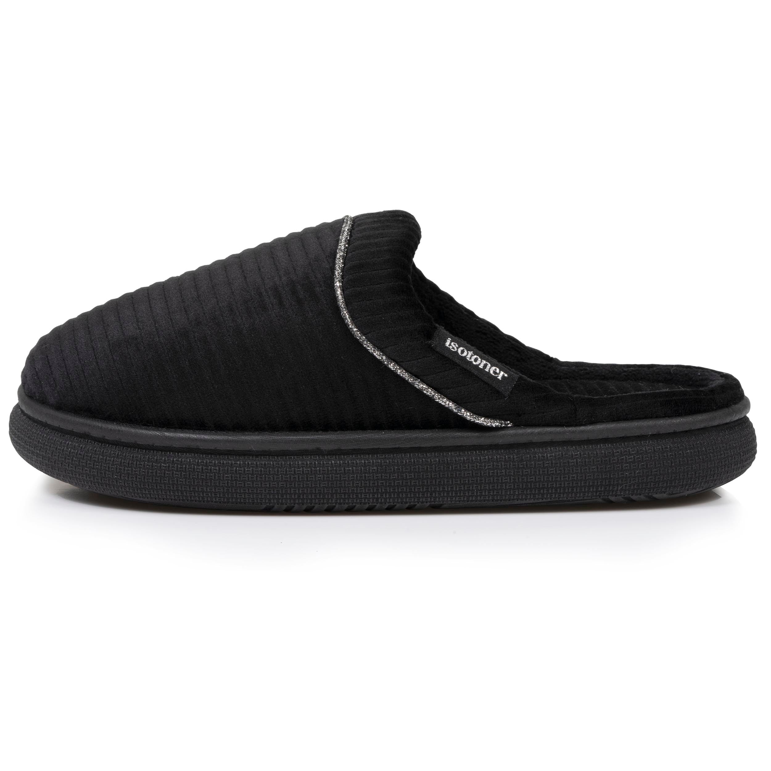Chaussons Chaussons mules Femme BLOUP Gris femme noir Isotoner Chaussons Chaussons mules Femme BLOUP Gris femme noir Noir verni