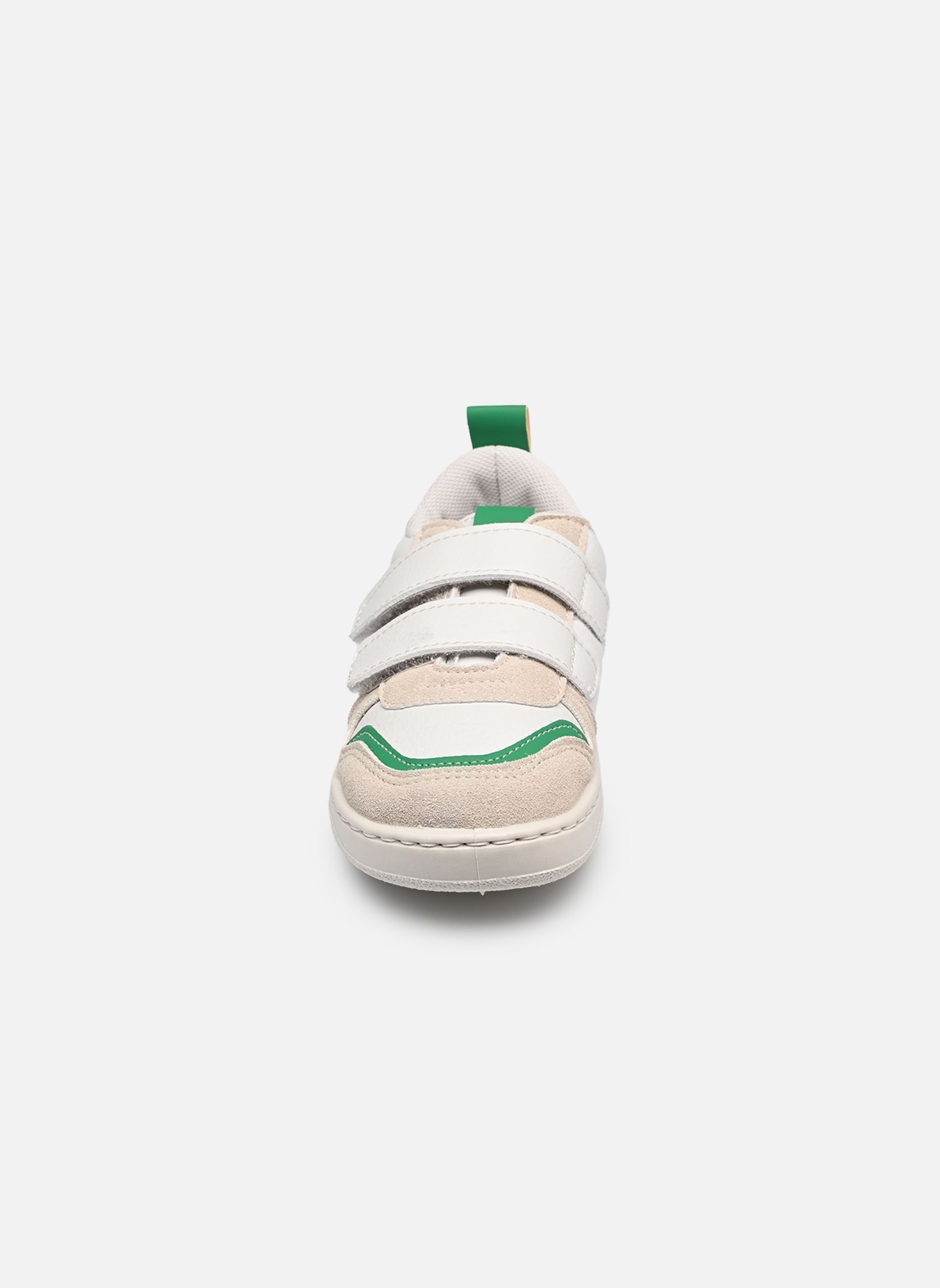Baskets basses BEXICO - semelle souple blanc Rose et Martin Baskets basses BEXICO - semelle souple blanc CRÈME VERT