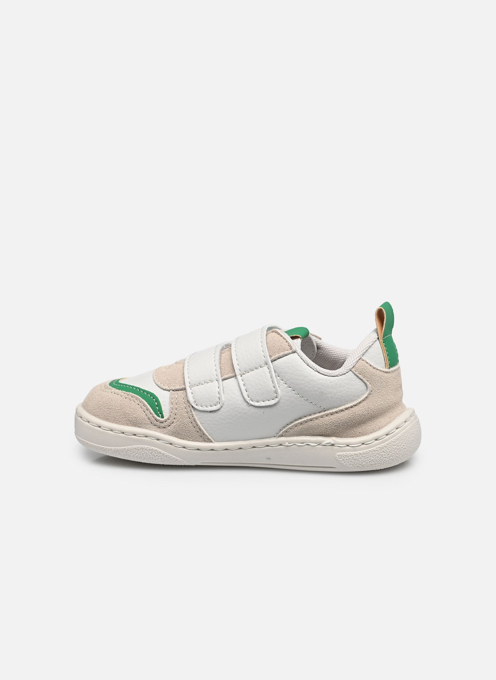 Baskets basses BEXICO - semelle souple blanc Rose et Martin Baskets basses BEXICO - semelle souple blanc CRÈME VERT