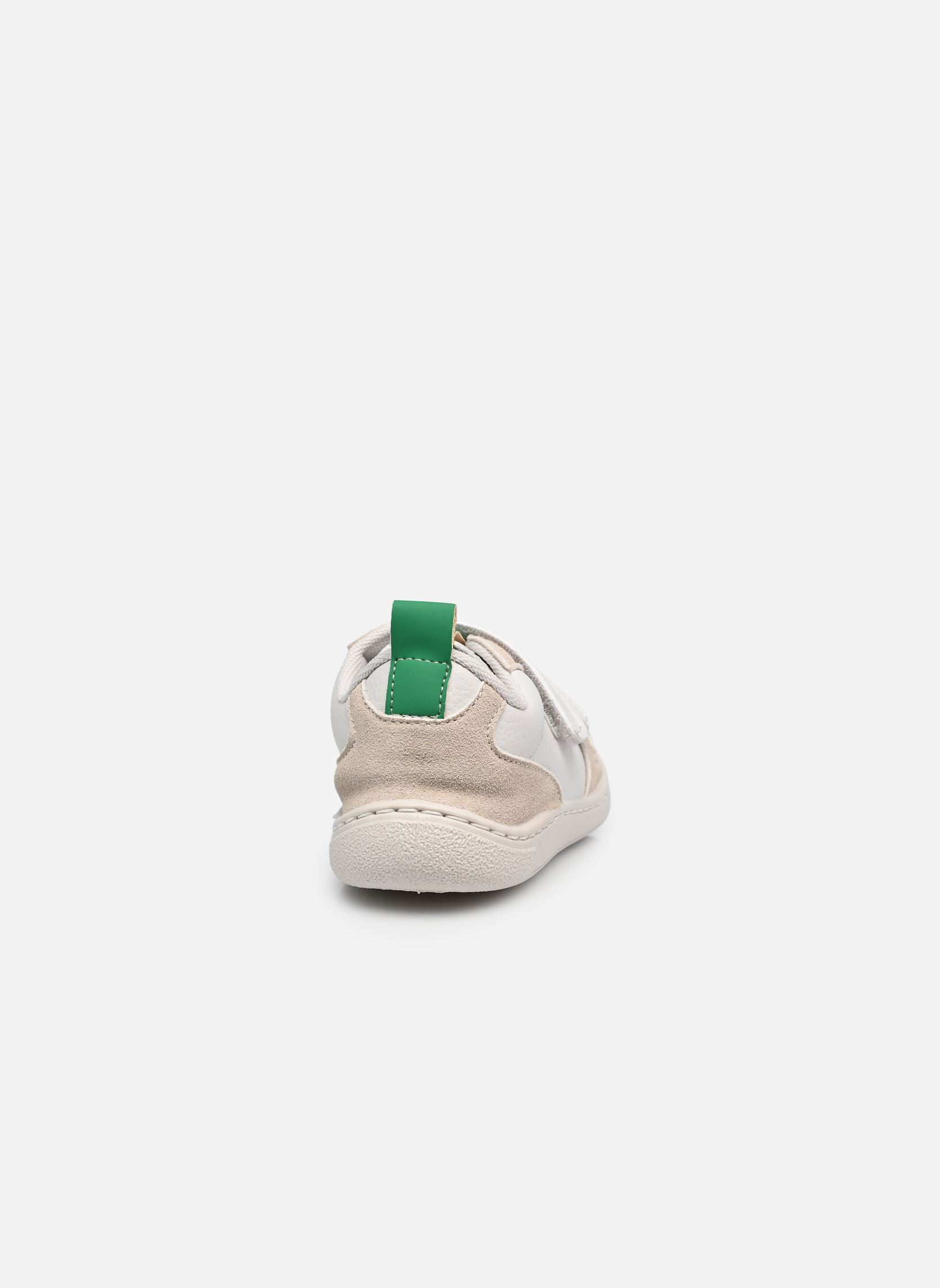Baskets basses BEXICO - semelle souple blanc Rose et Martin Baskets basses BEXICO - semelle souple blanc CRÈME VERT