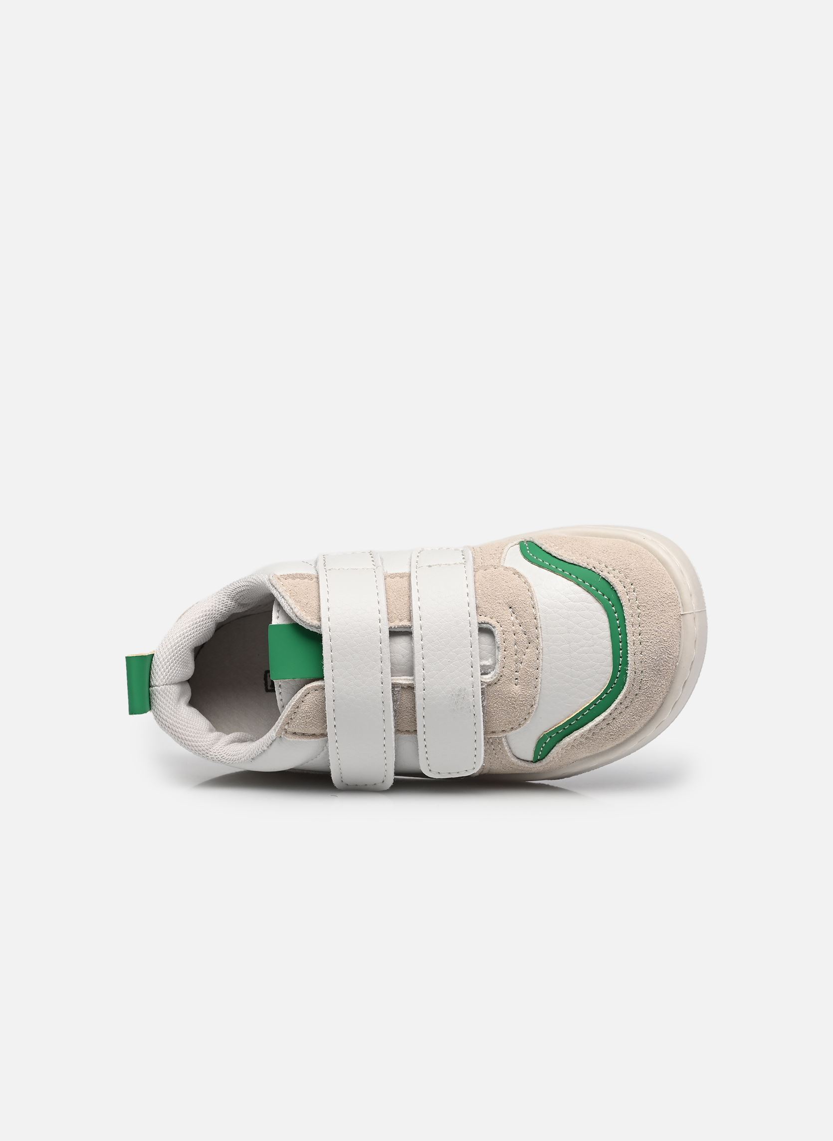 Baskets basses BEXICO - semelle souple blanc Rose et Martin Baskets basses BEXICO - semelle souple blanc CRÈME VERT