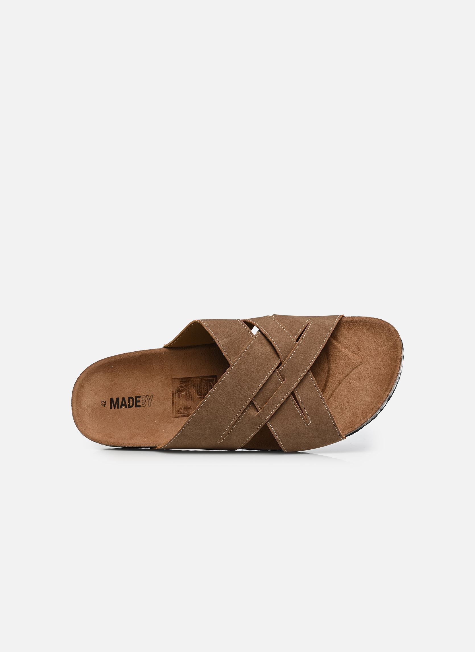 Pantoletten Mule GOLGAMERH herren beige MADE BY Pantoletten Mule GOLGAMERH herren beige Beige