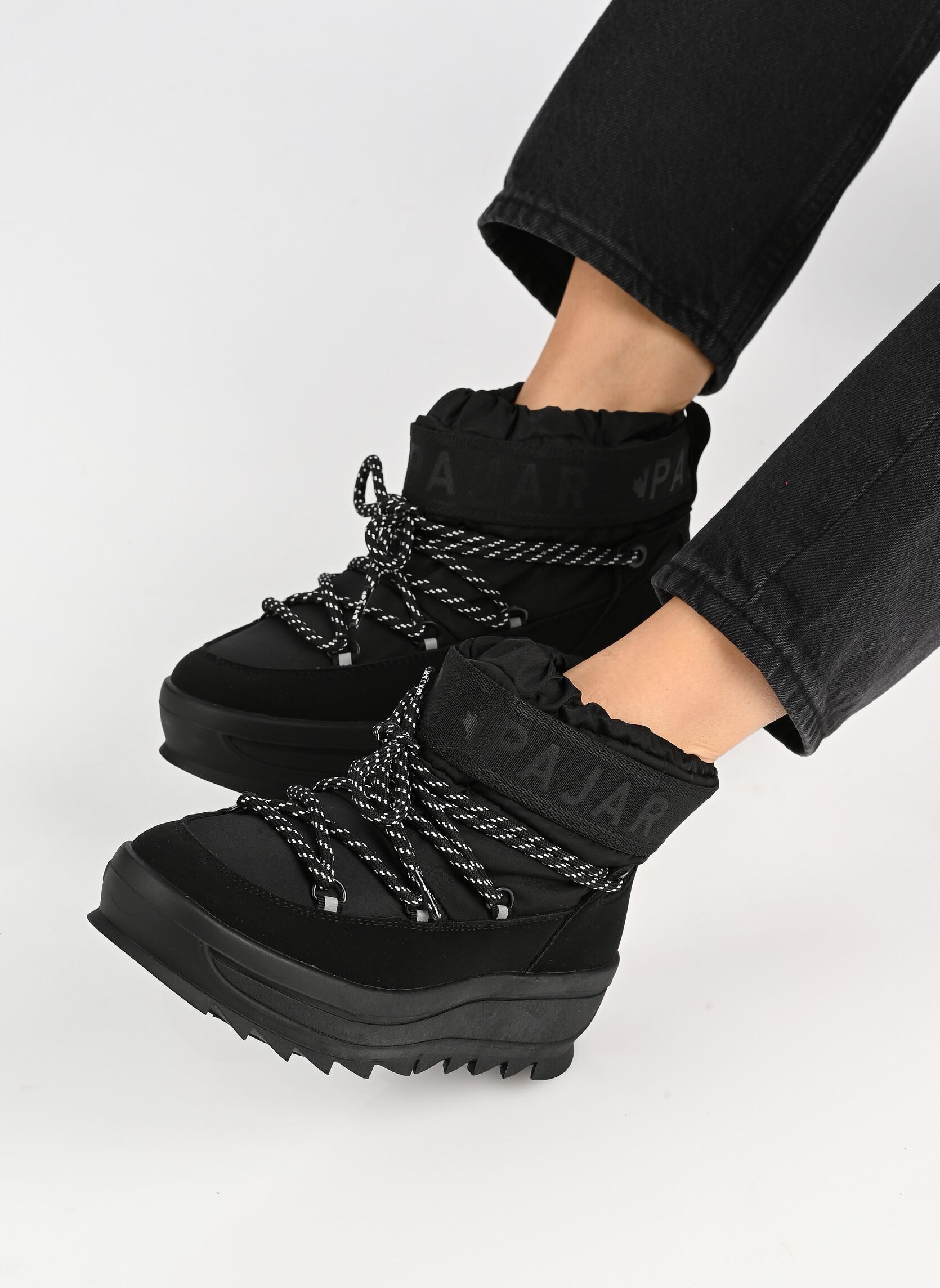Snowboots Galaxy MINI dames zwart Pajar Snowboots Galaxy MINI dames zwart BLACK