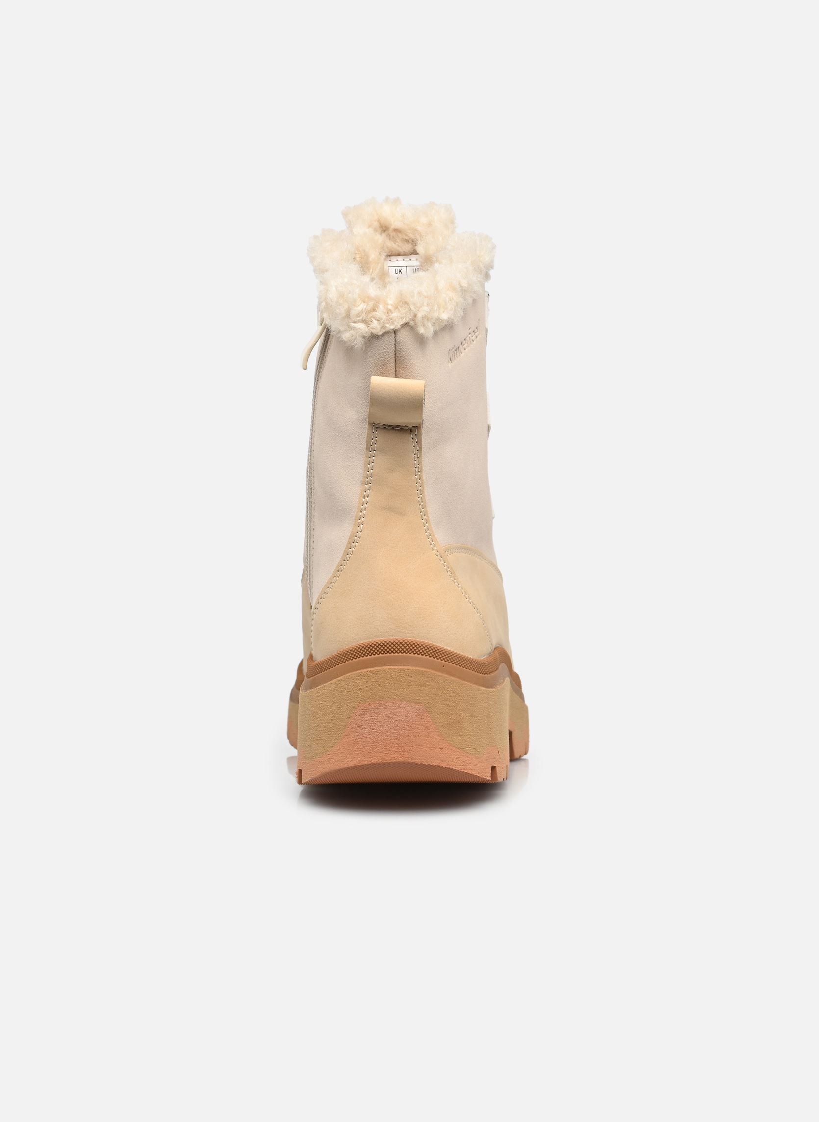 Bottines fourrées THELMA femme beige Kimberfeel Bottines fourrées THELMA femme beige Creme