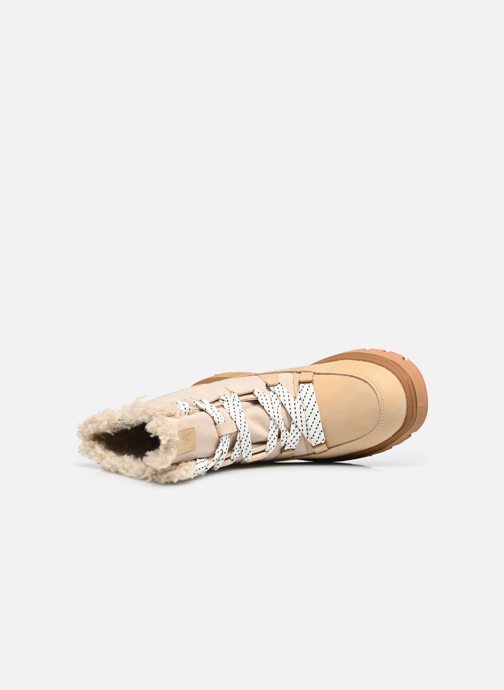 Bottines fourrées THELMA femme beige Kimberfeel Bottines fourrées THELMA femme beige Creme