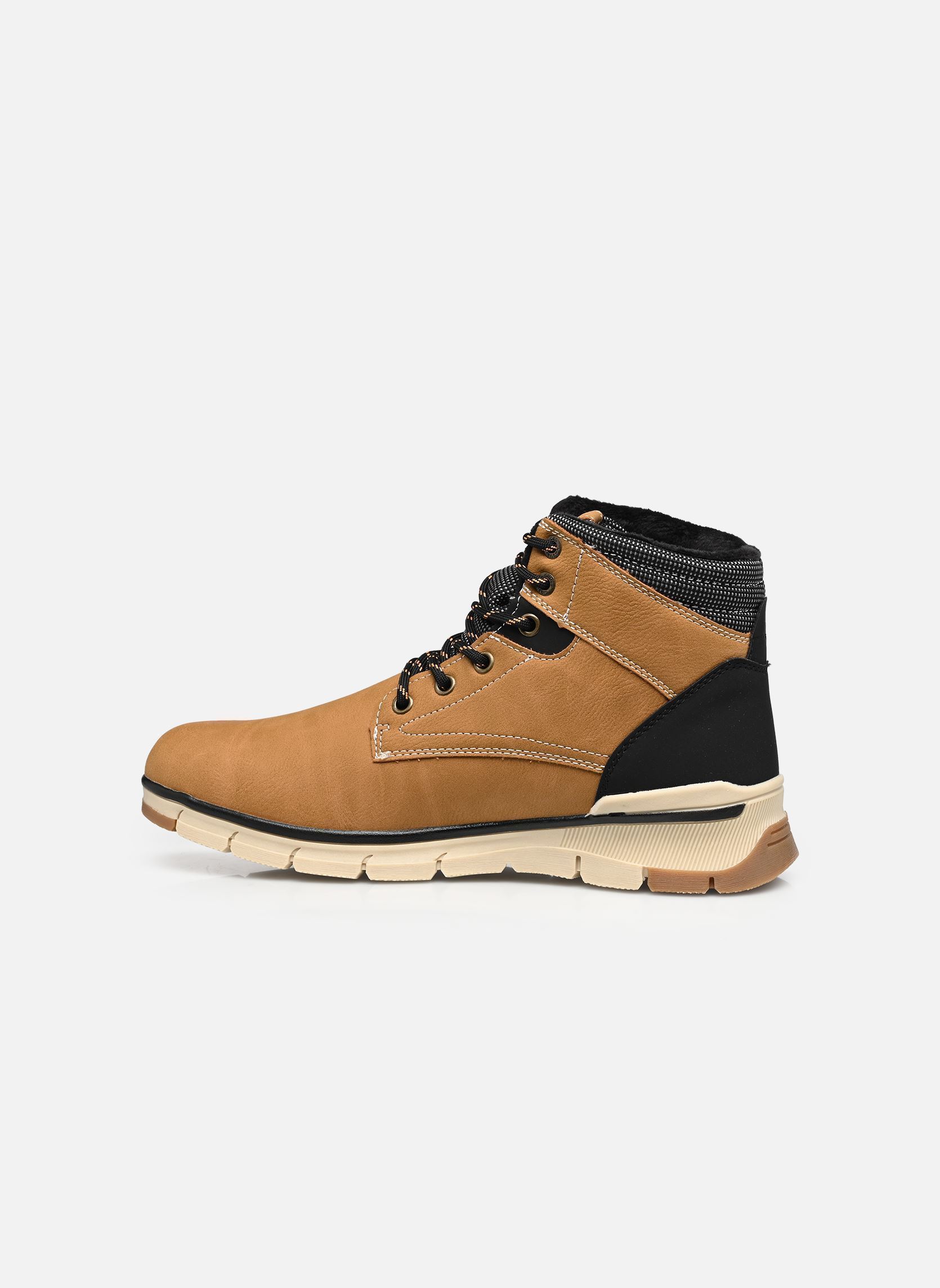 Geschnürte Stiefeletten YOHANN herren braun Kimberfeel Geschnürte Stiefeletten YOHANN herren braun Camel